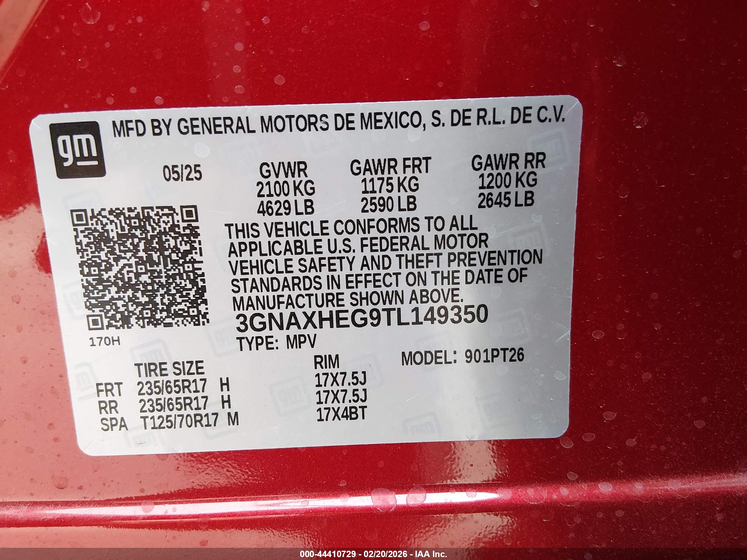 CHEVROLET EQUINOX image 9
