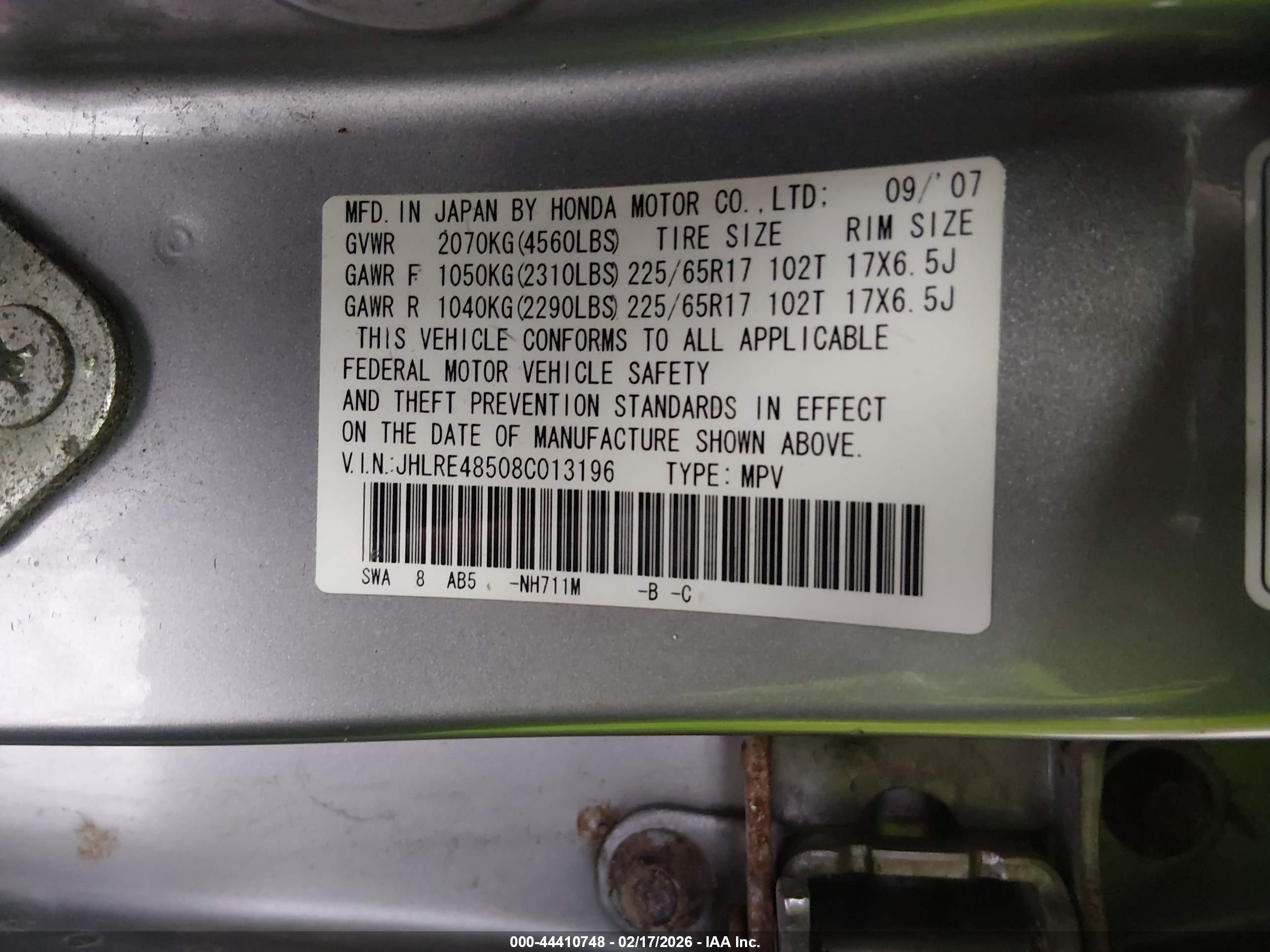 HONDA CR-V image 9