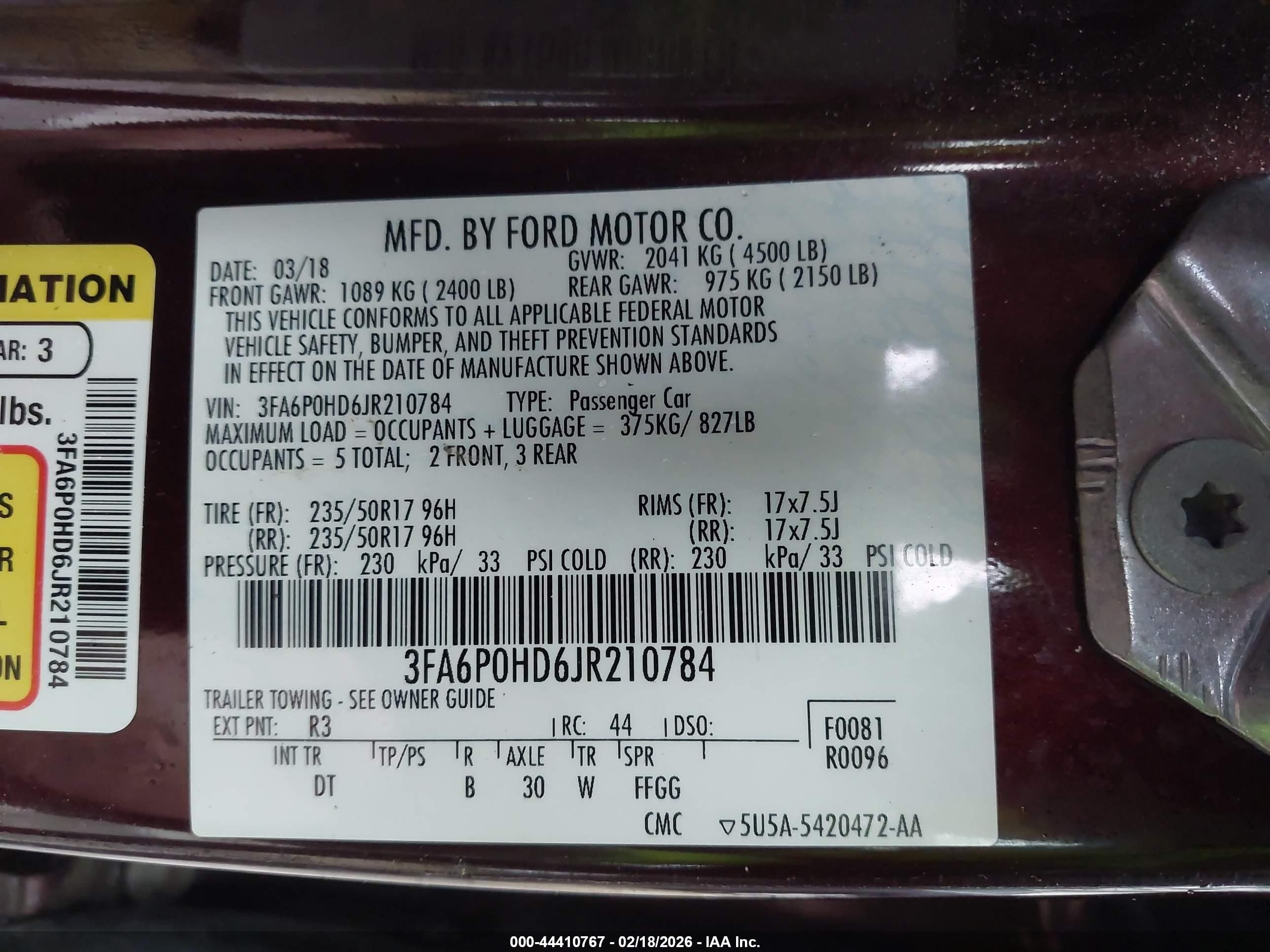 FORD FUSION image 9