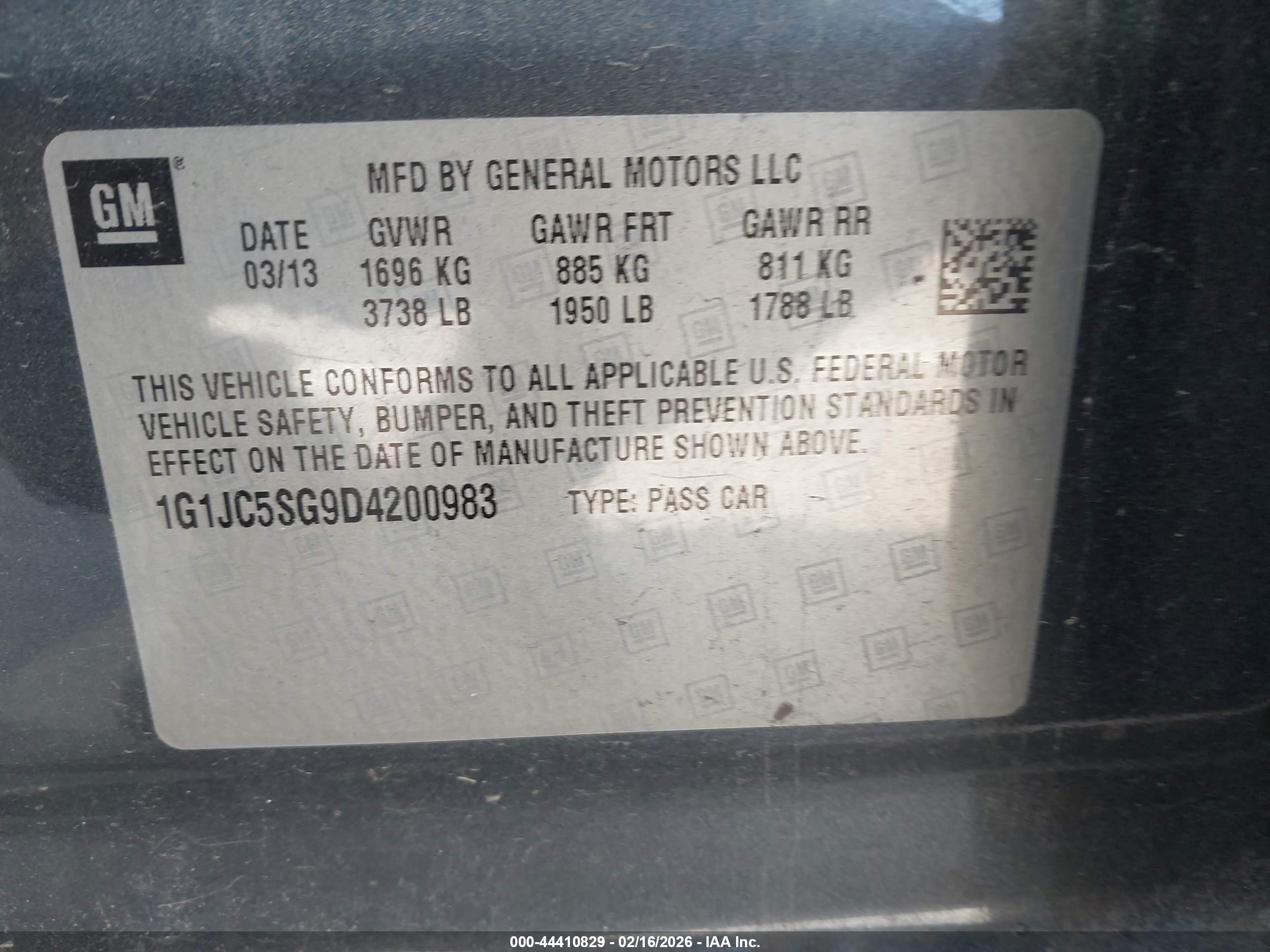 CHEVROLET SONIC image 9