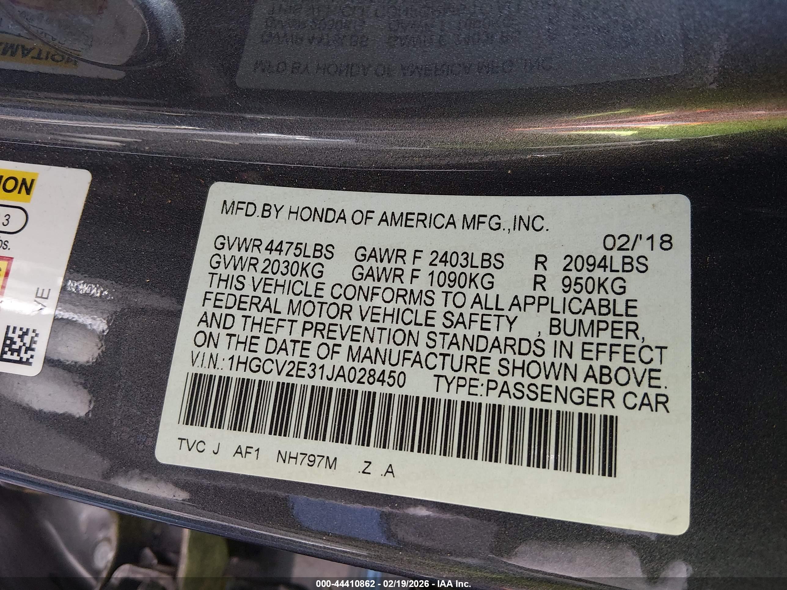 HONDA ACCORD image 9