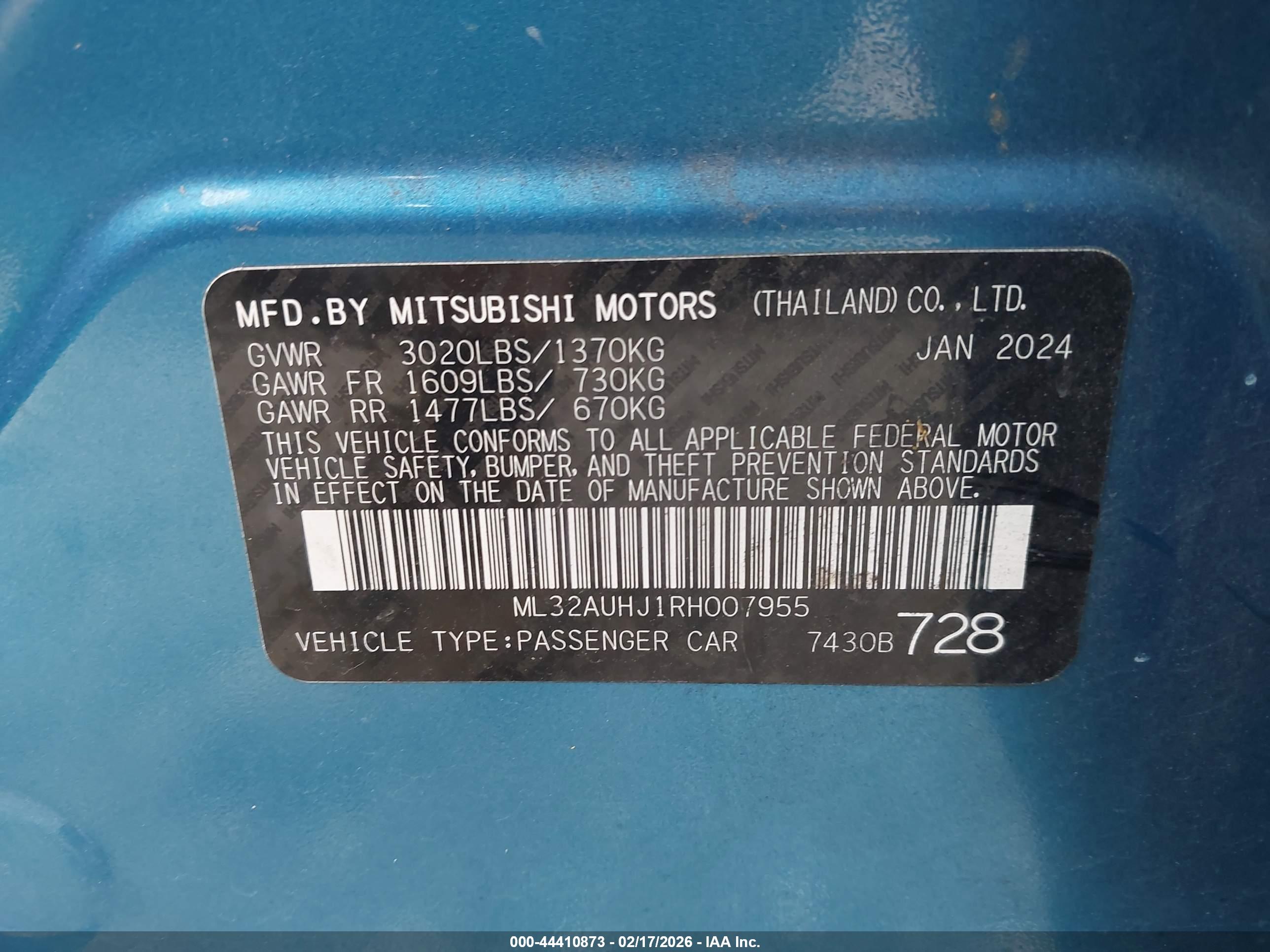 MITSUBISHI MIRAGE image 9