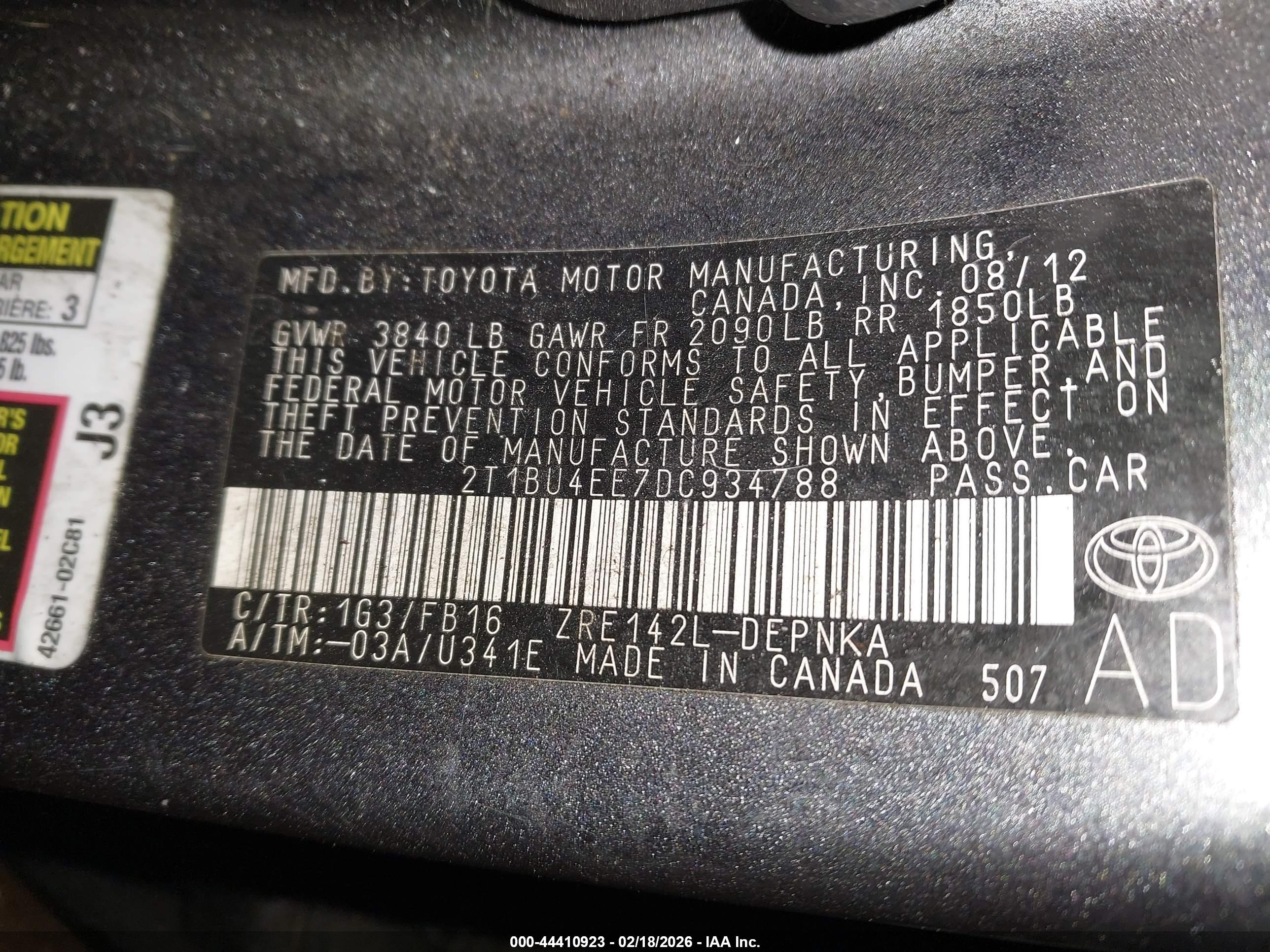 TOYOTA COROLLA image 9