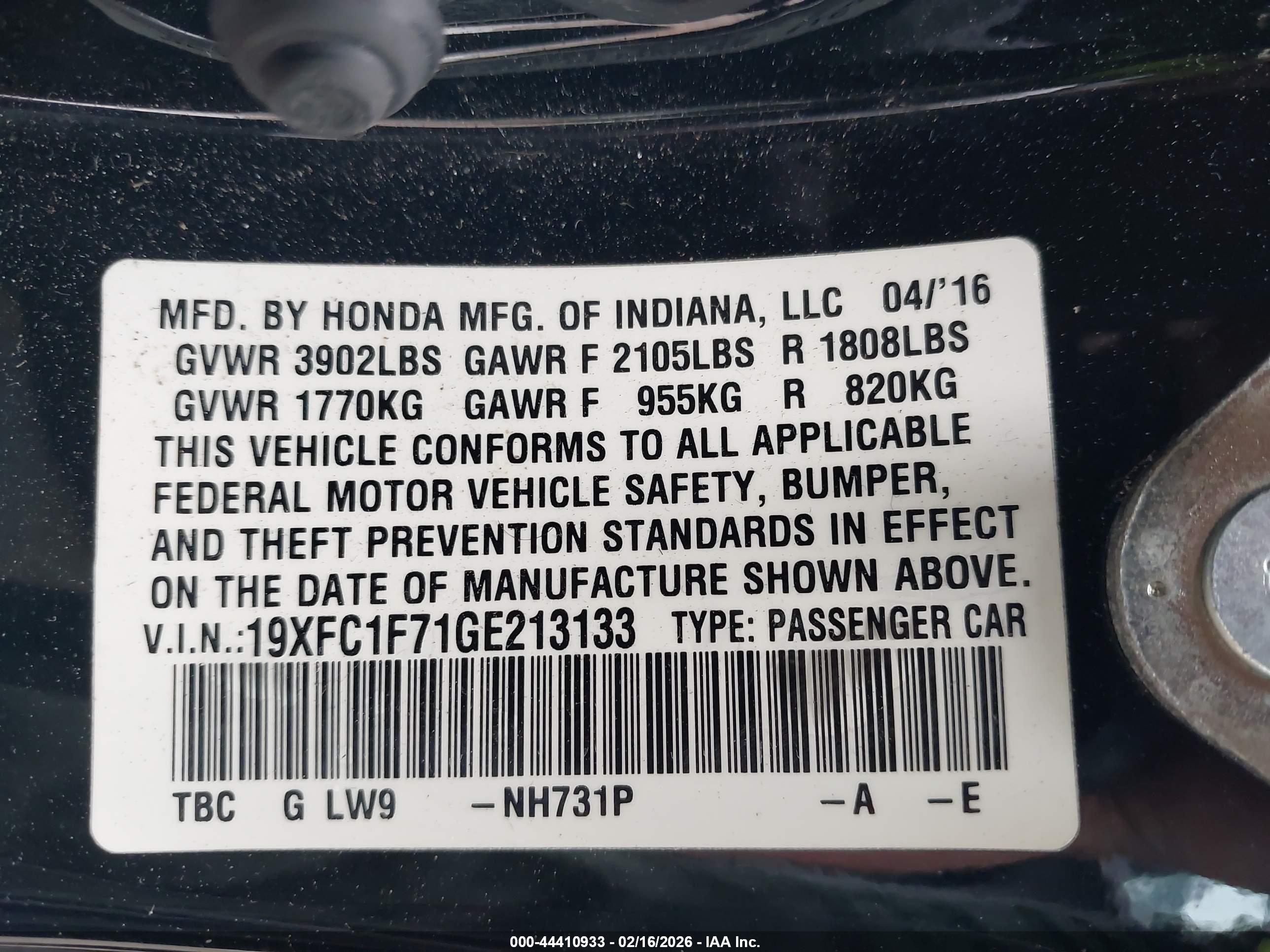 HONDA CIVIC image 9