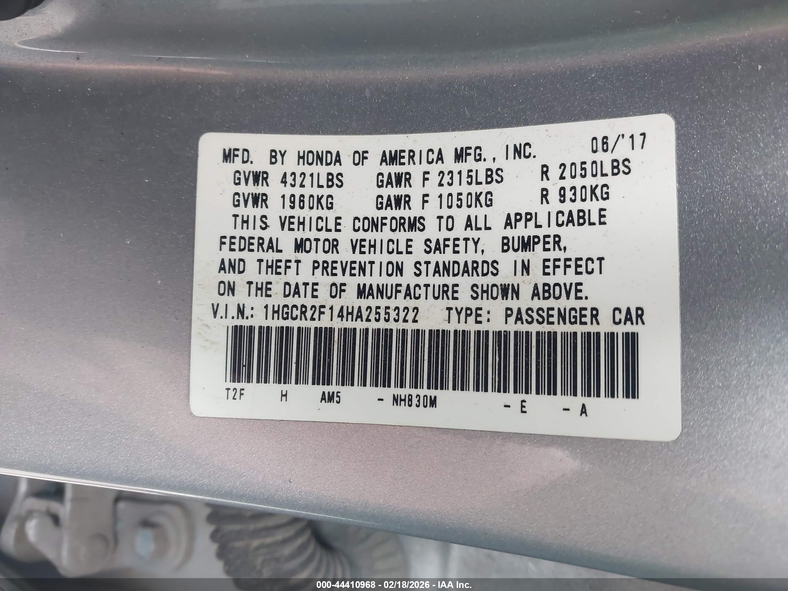HONDA ACCORD image 9