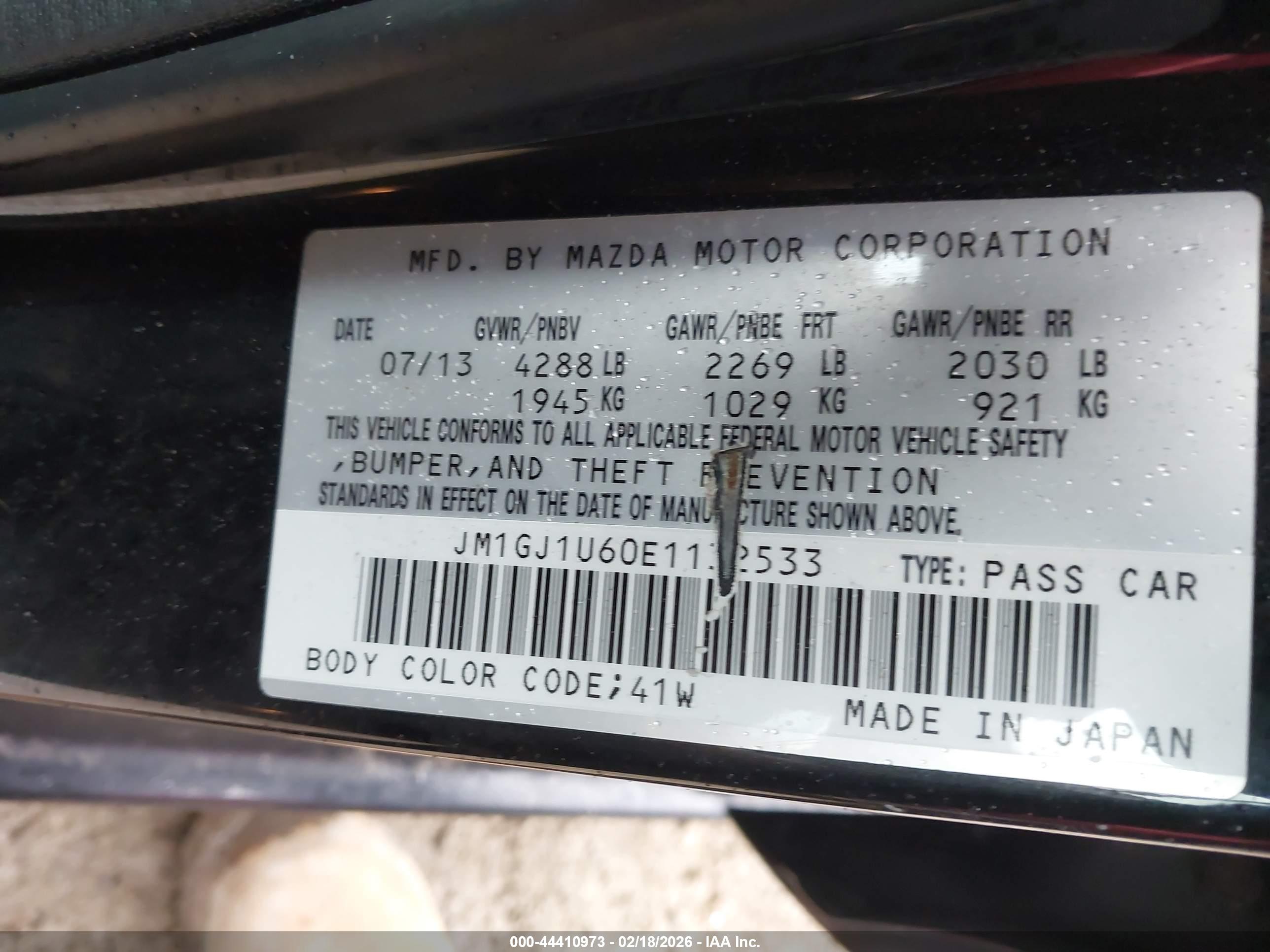 MAZDA MAZDA6 image 9