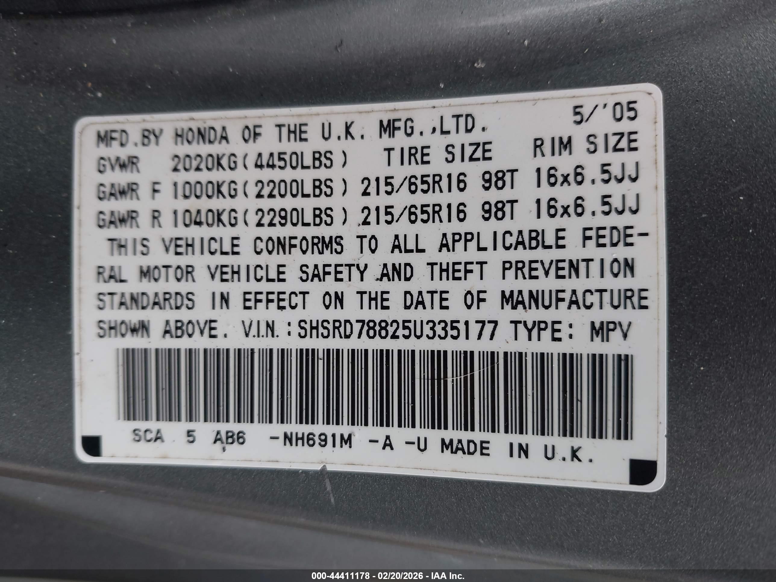 HONDA CR-V image 9