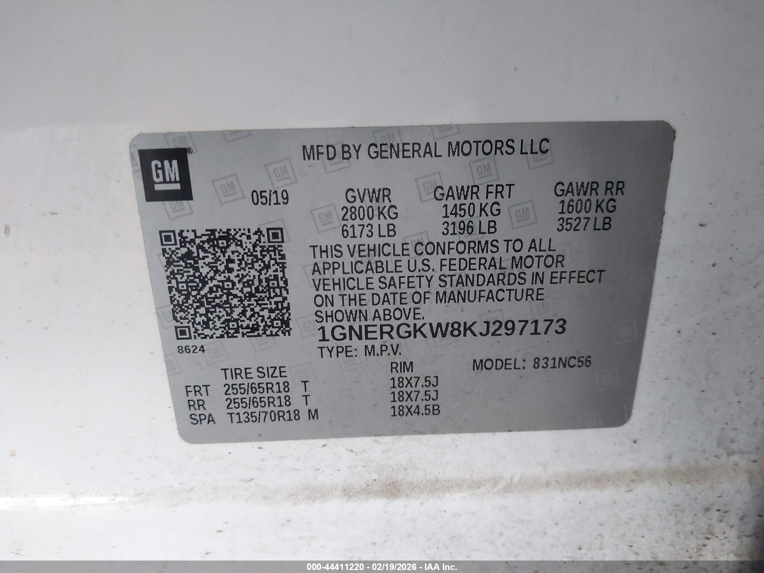 CHEVROLET TRAVERSE image 9