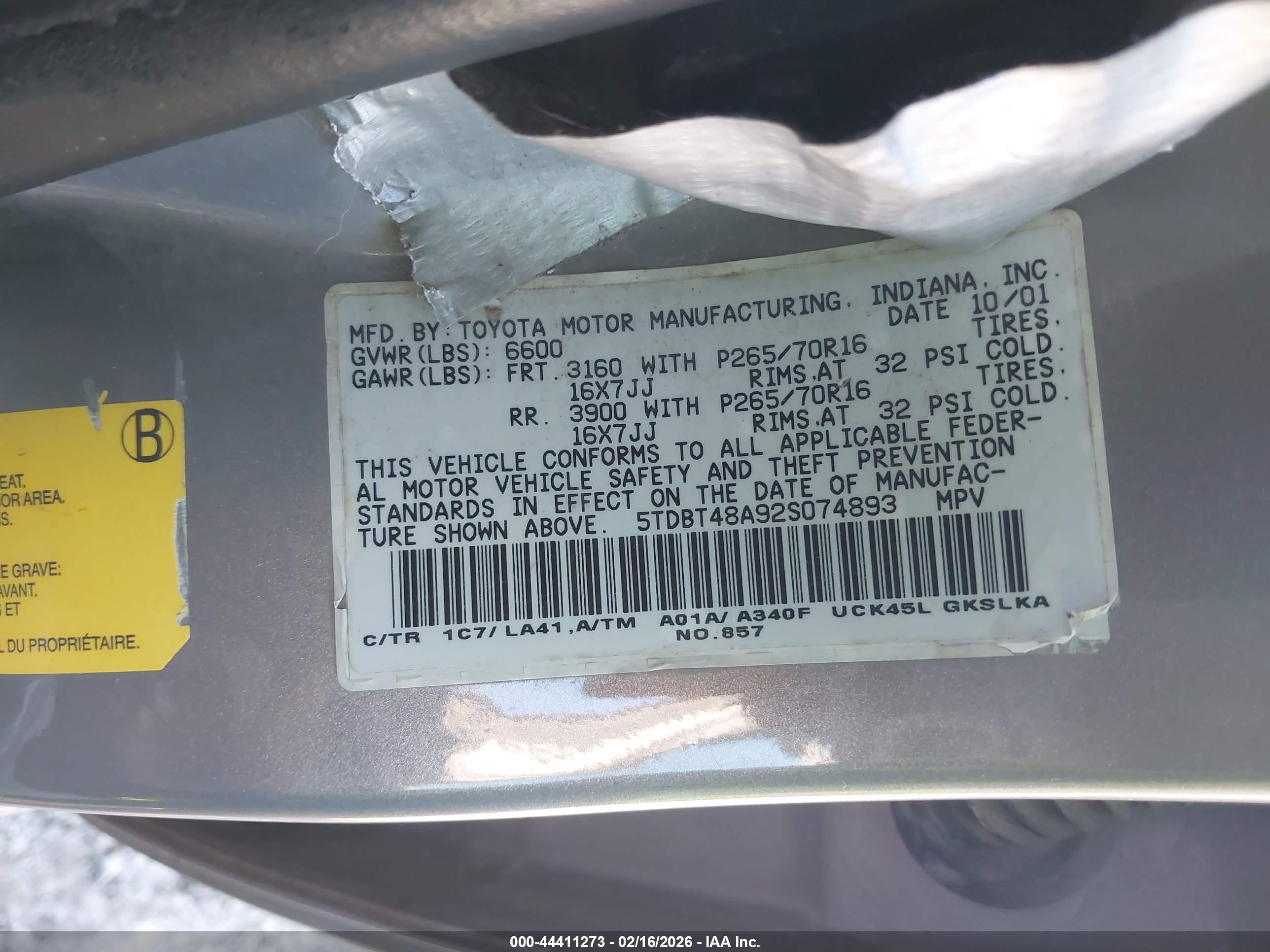 TOYOTA SEQUOIA image 9
