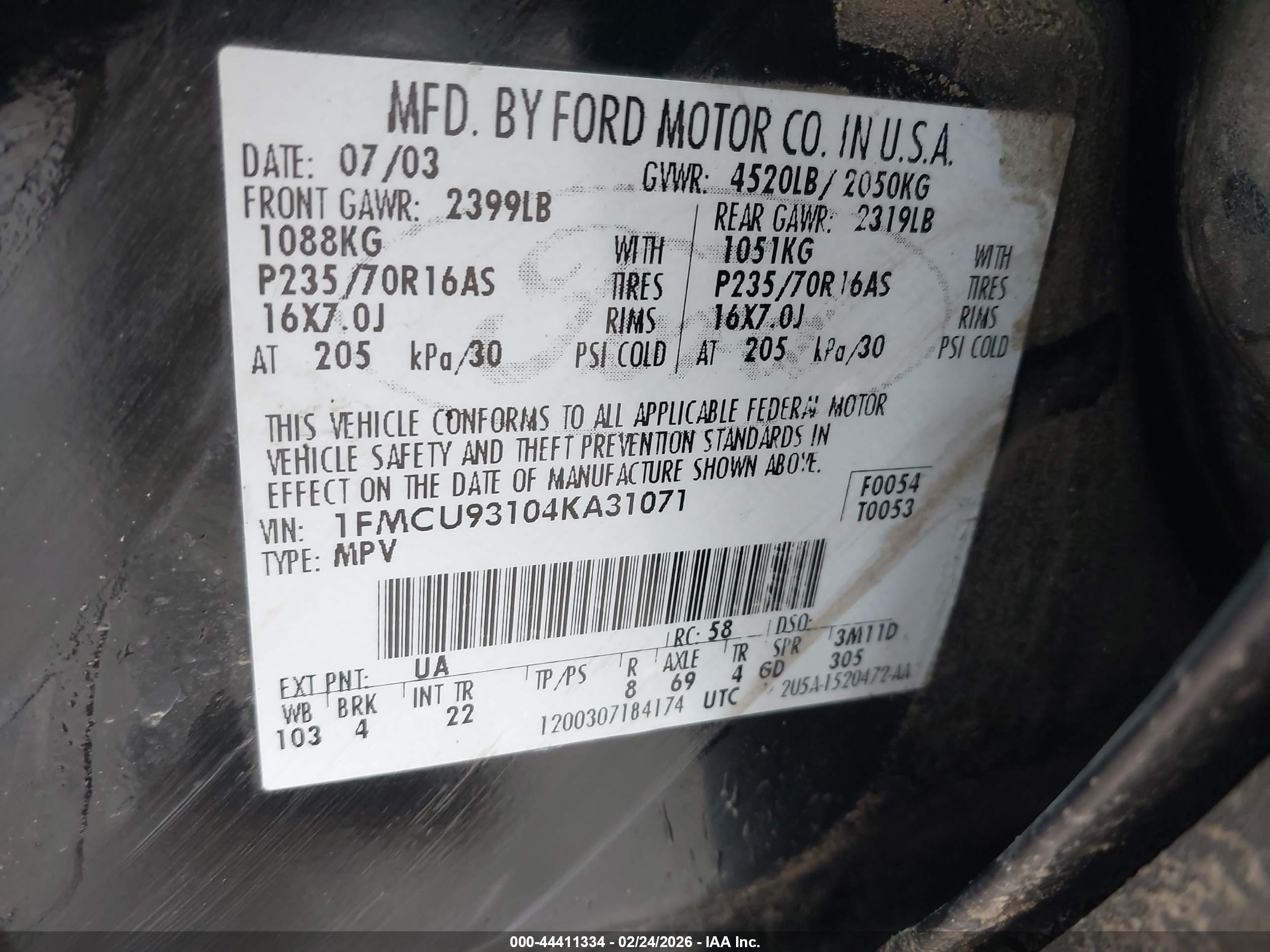FORD ESCAPE image 9