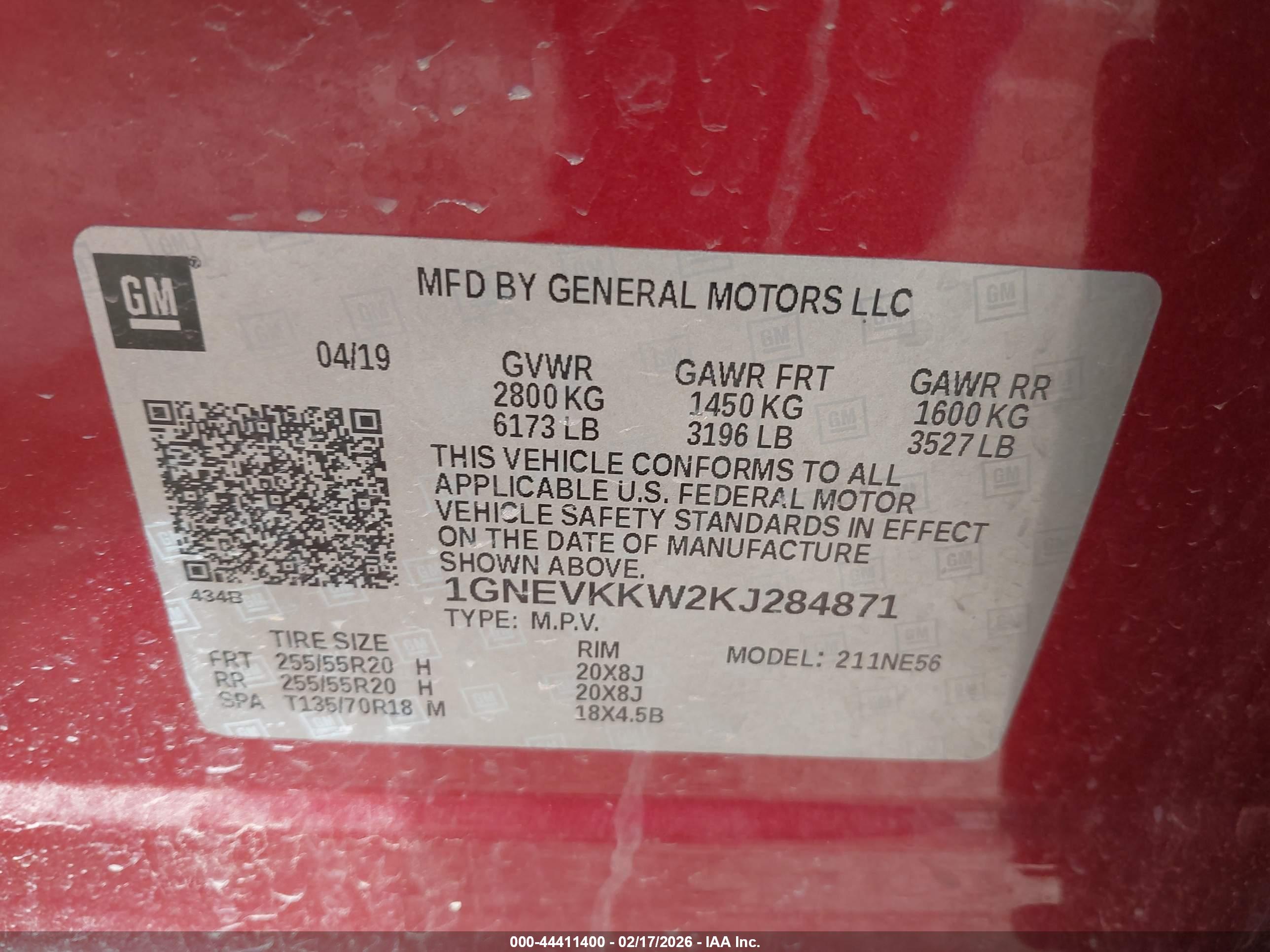 CHEVROLET TRAVERSE image 9