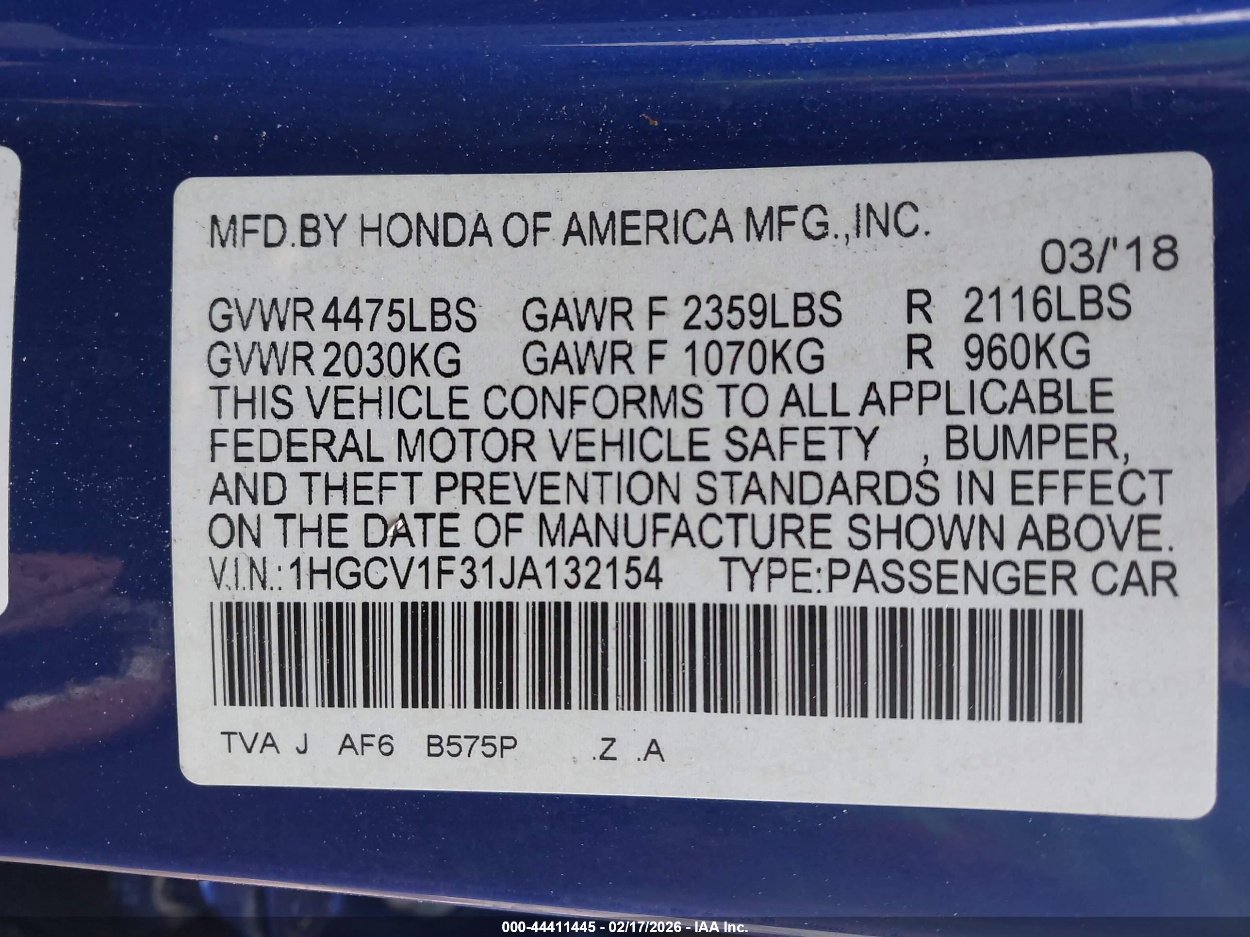 HONDA ACCORD image 9