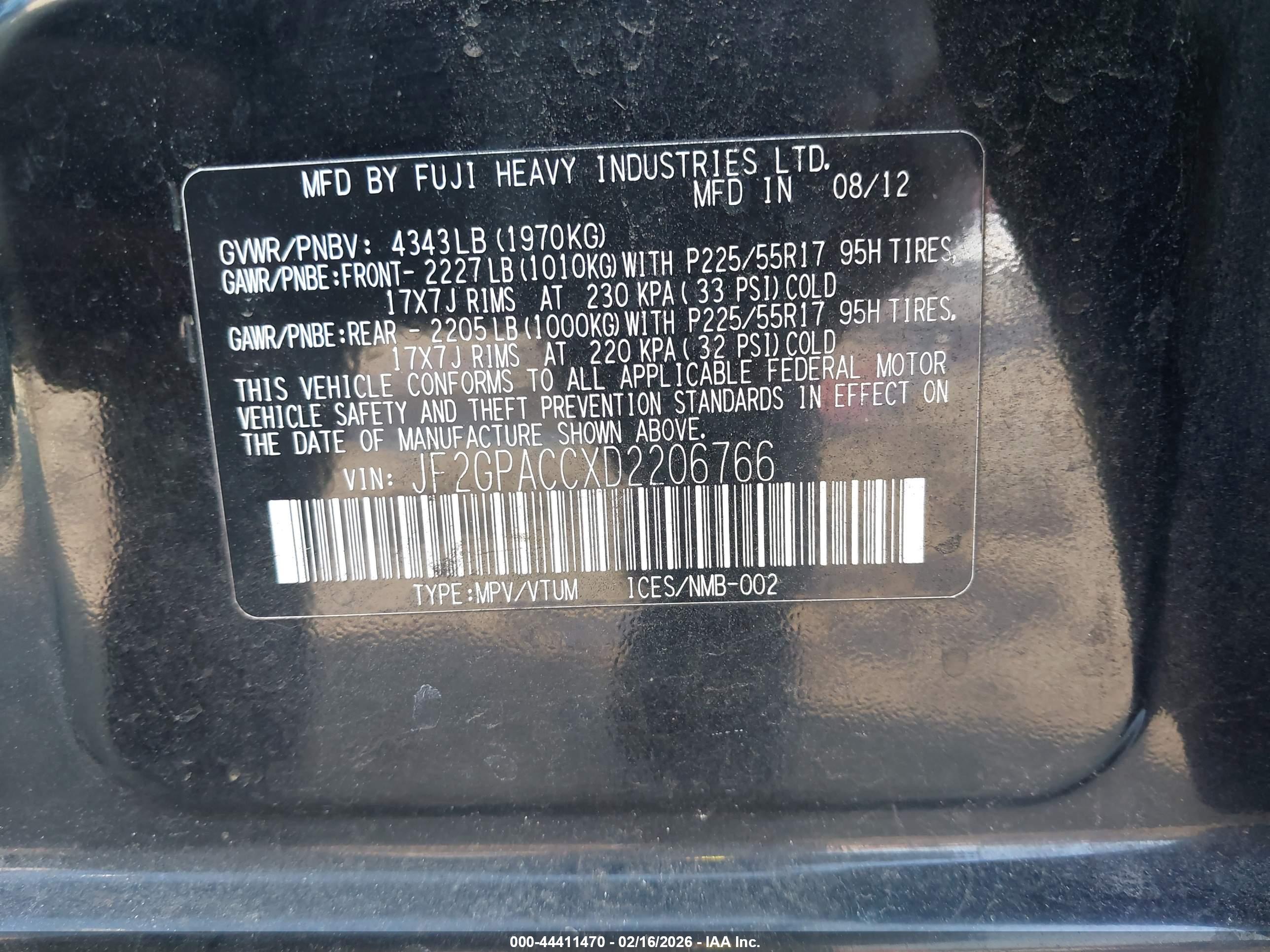 SUBARU XV image 9