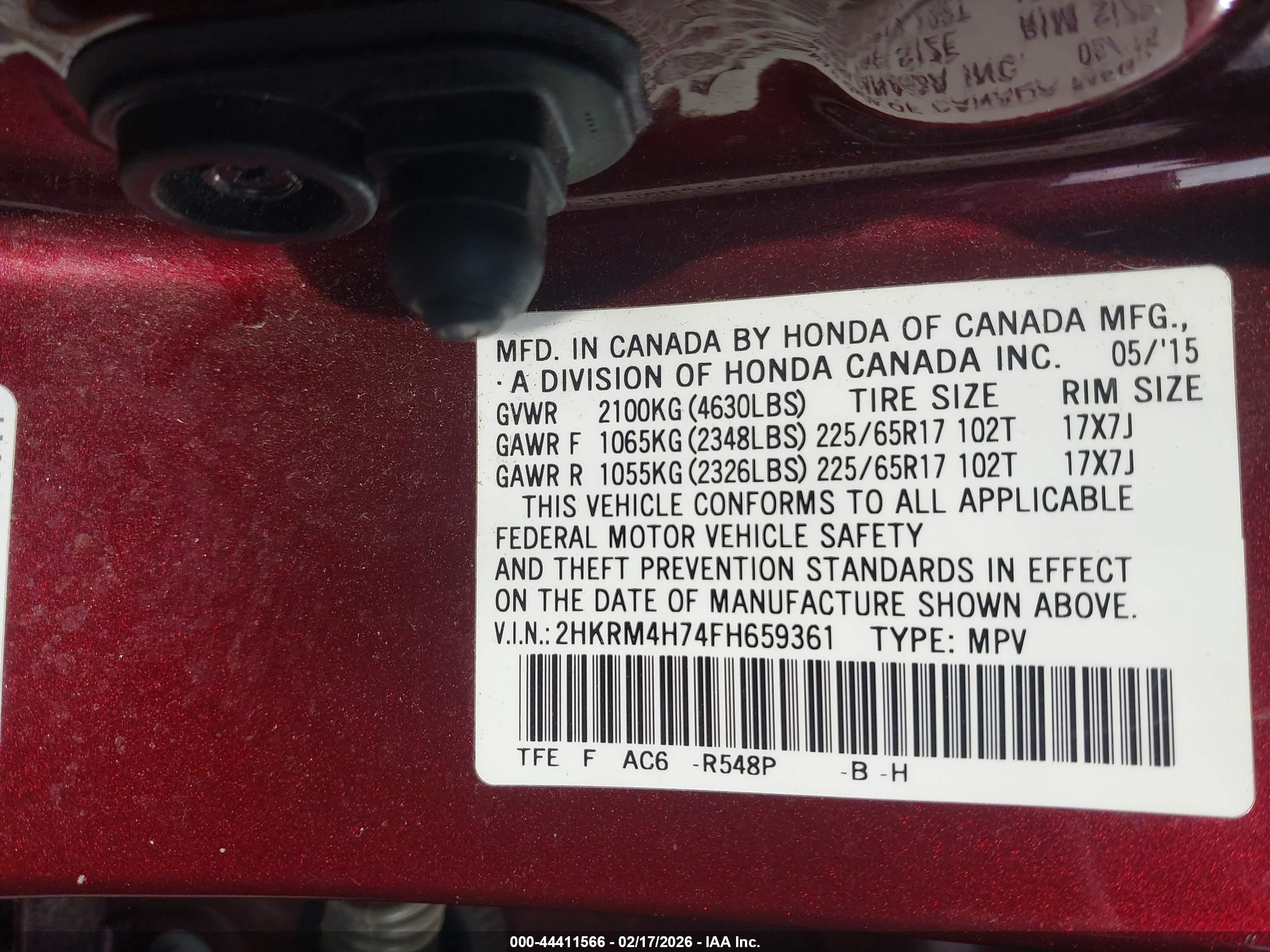 HONDA CR-V image 9