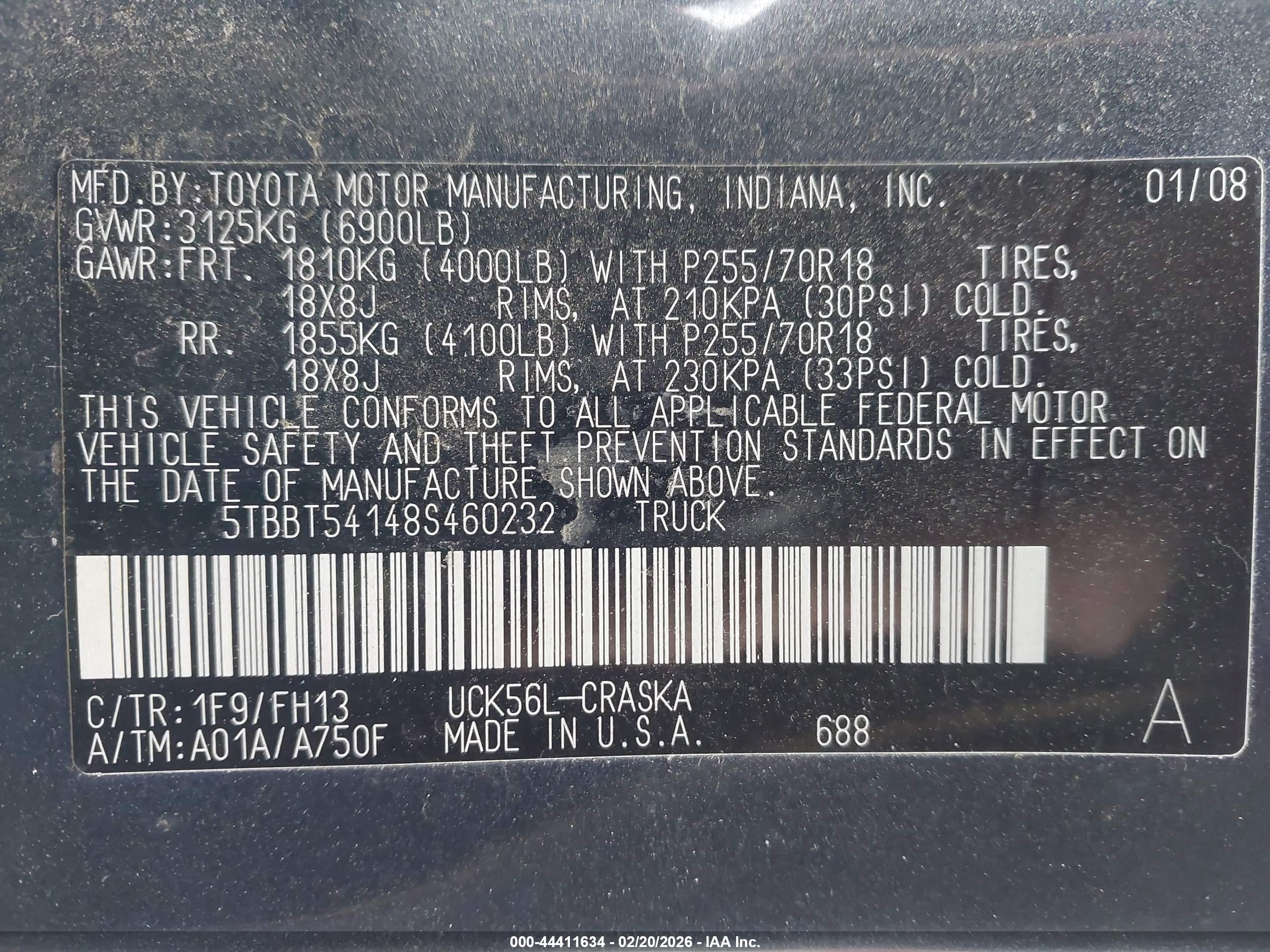TOYOTA TUNDRA image 9