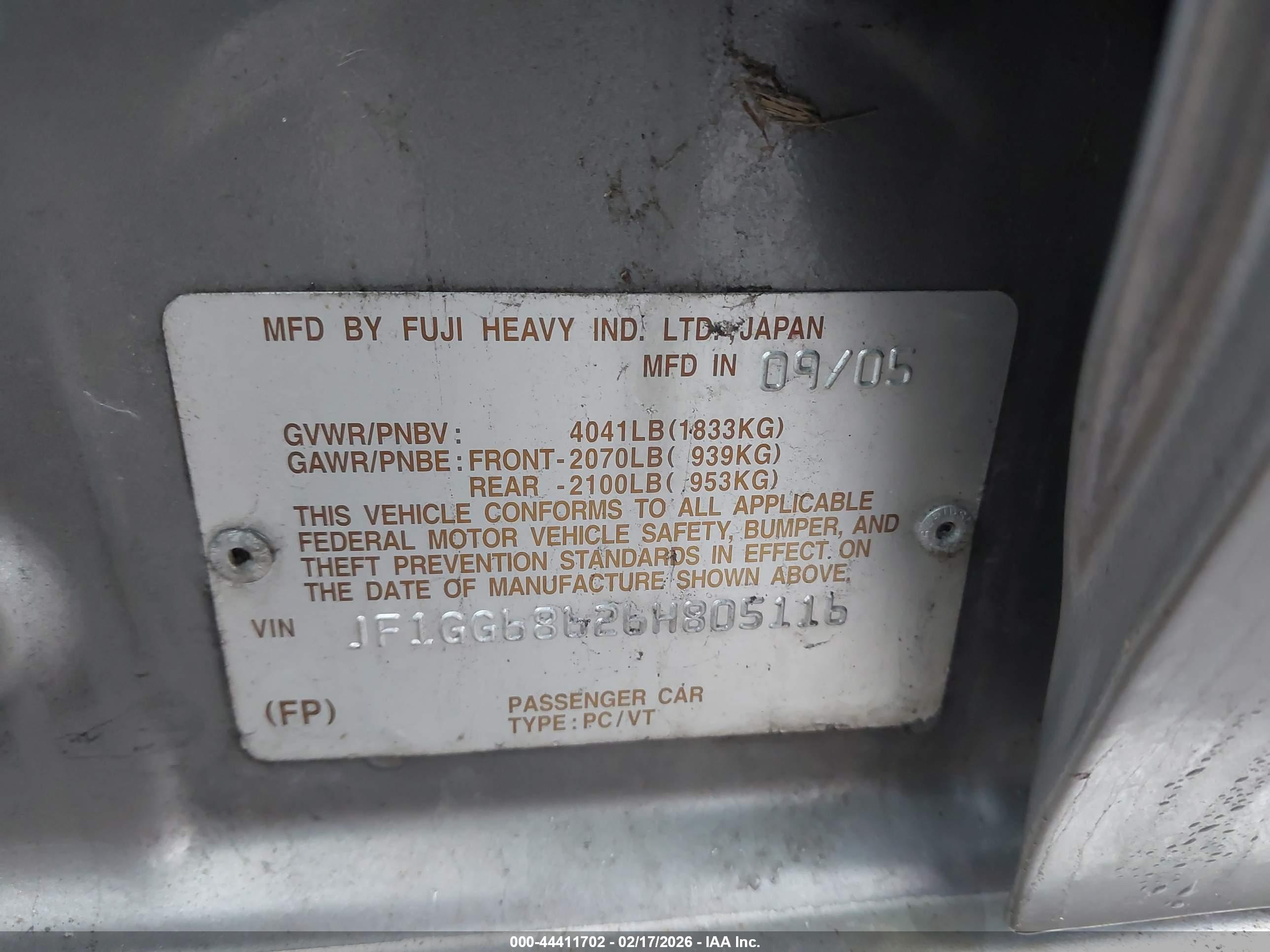 SUBARU IMPREZA image 9