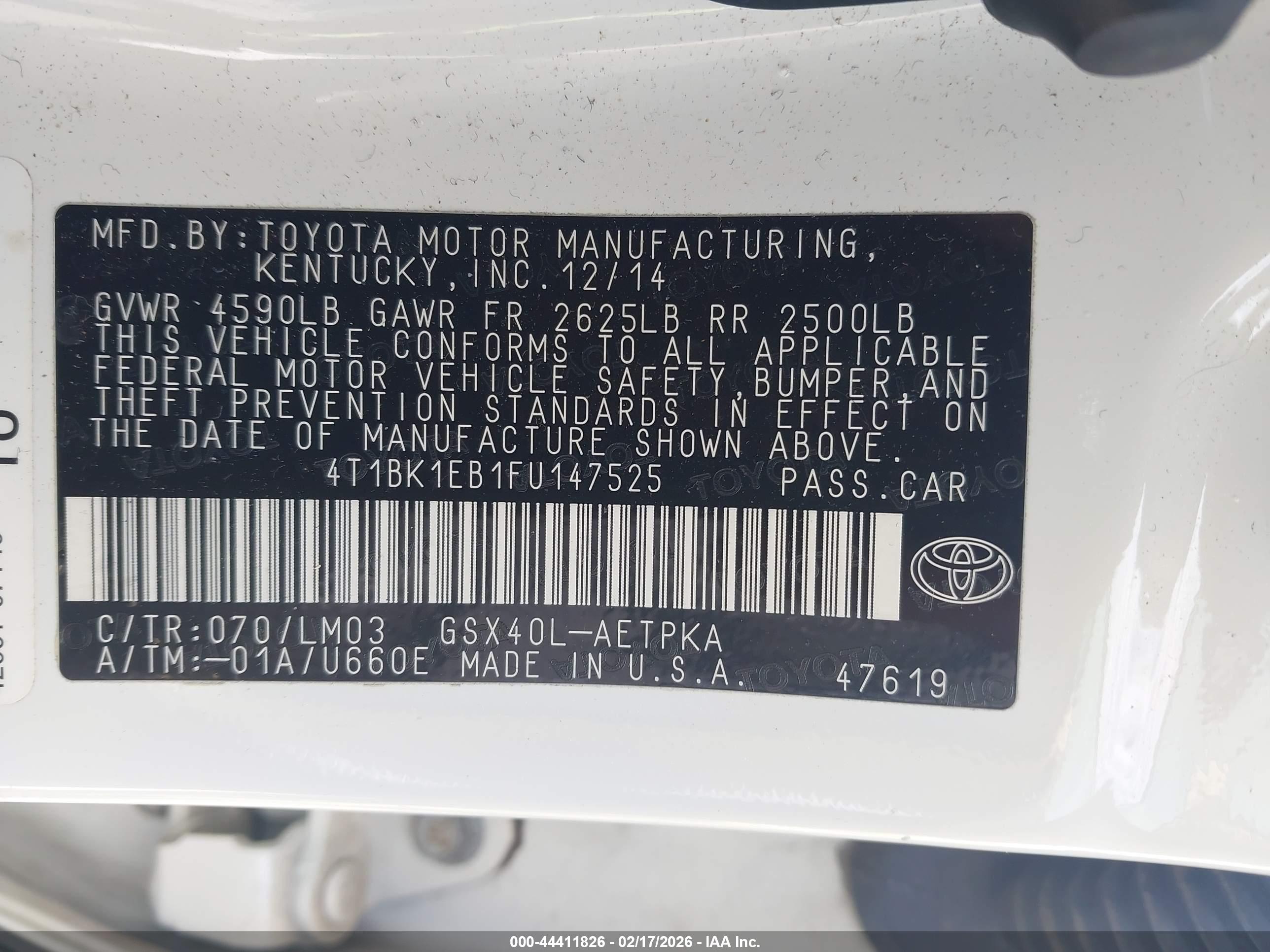 TOYOTA AVALON image 9