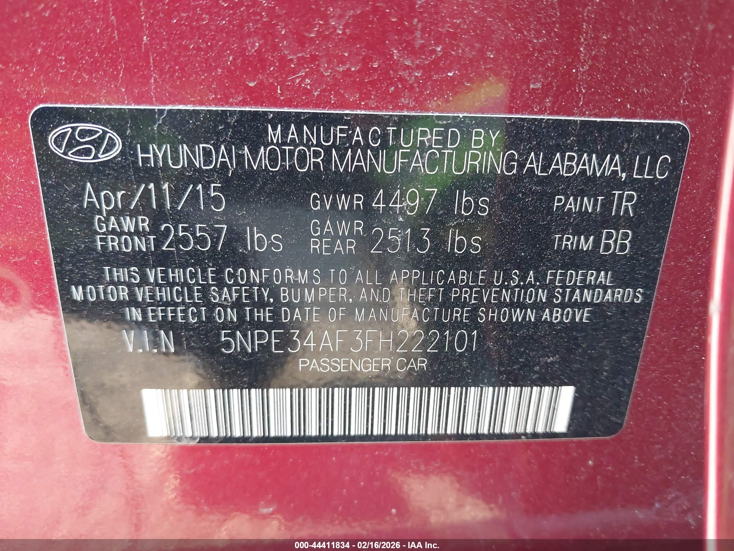 HYUNDAI SONATA image 9