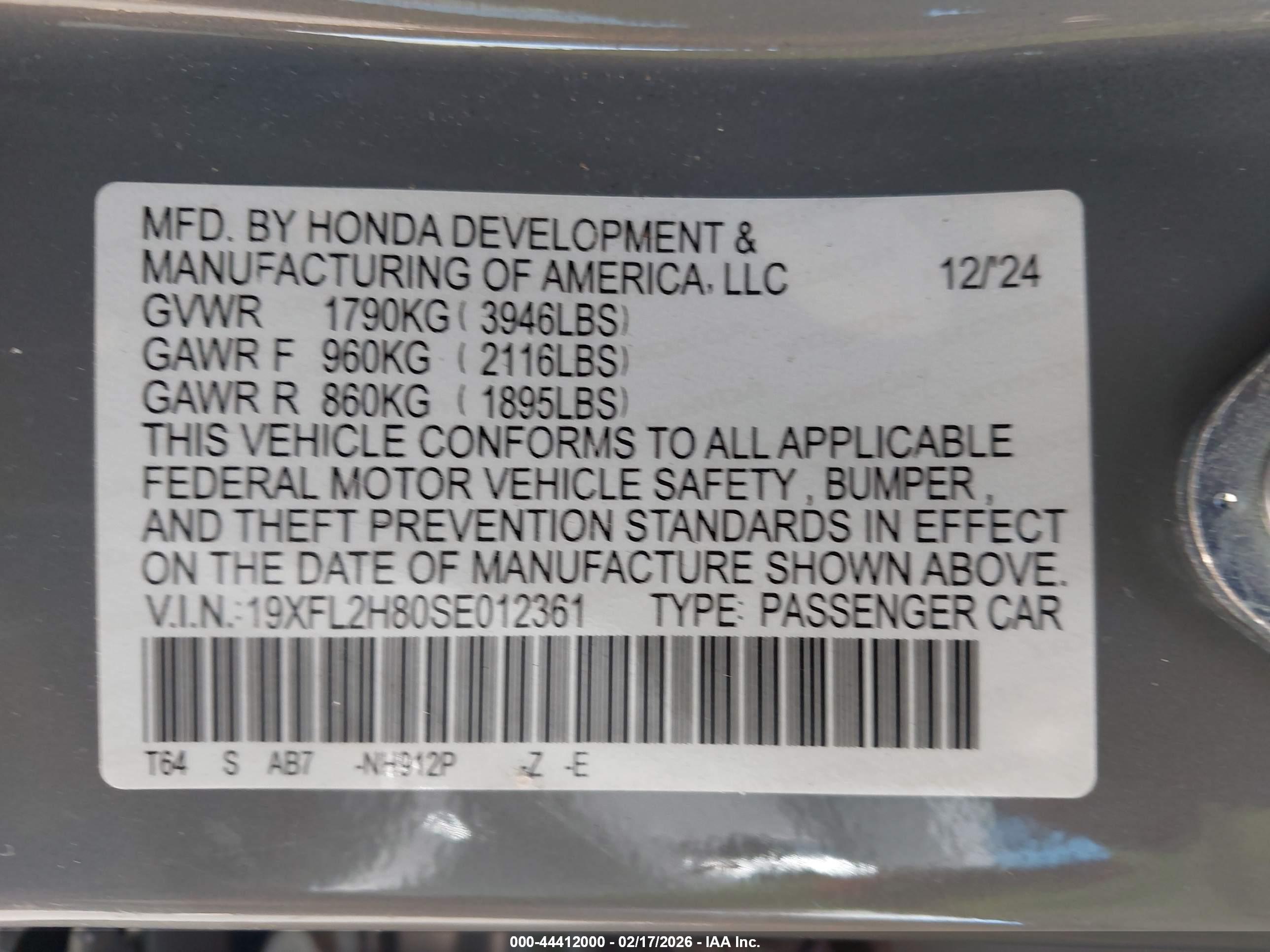 HONDA CIVIC image 9