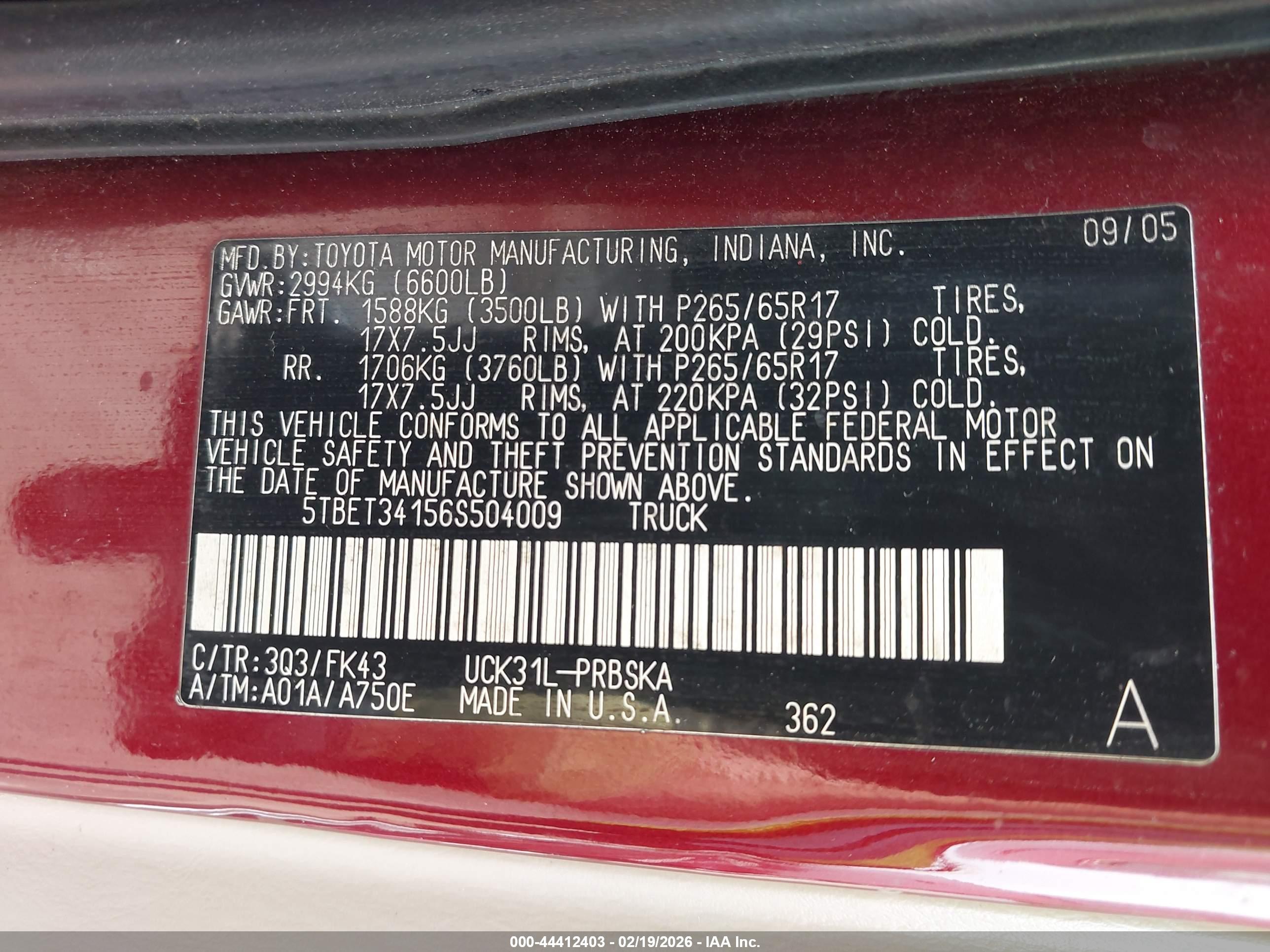 TOYOTA TUNDRA image 9