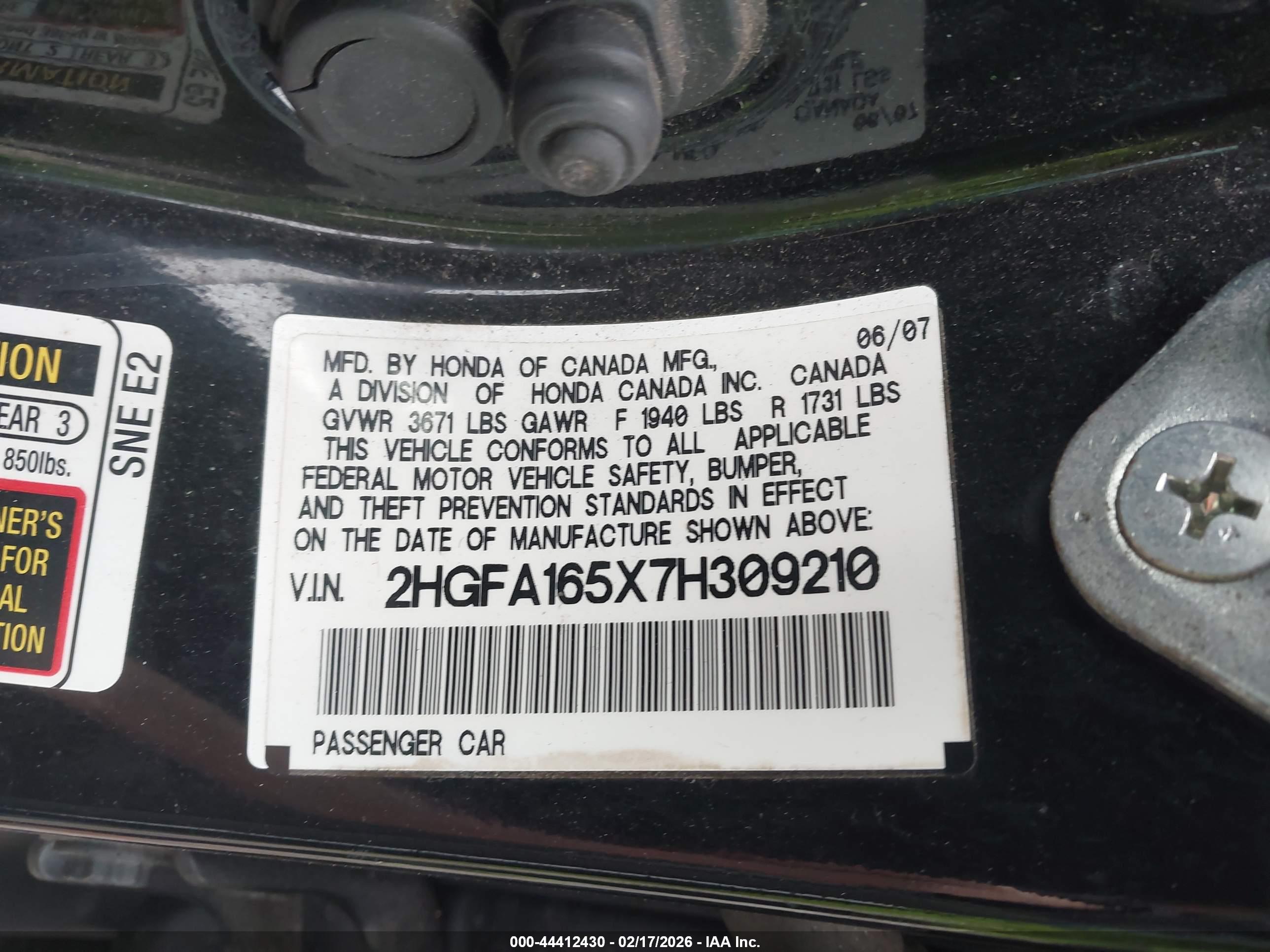 HONDA CIVIC image 9