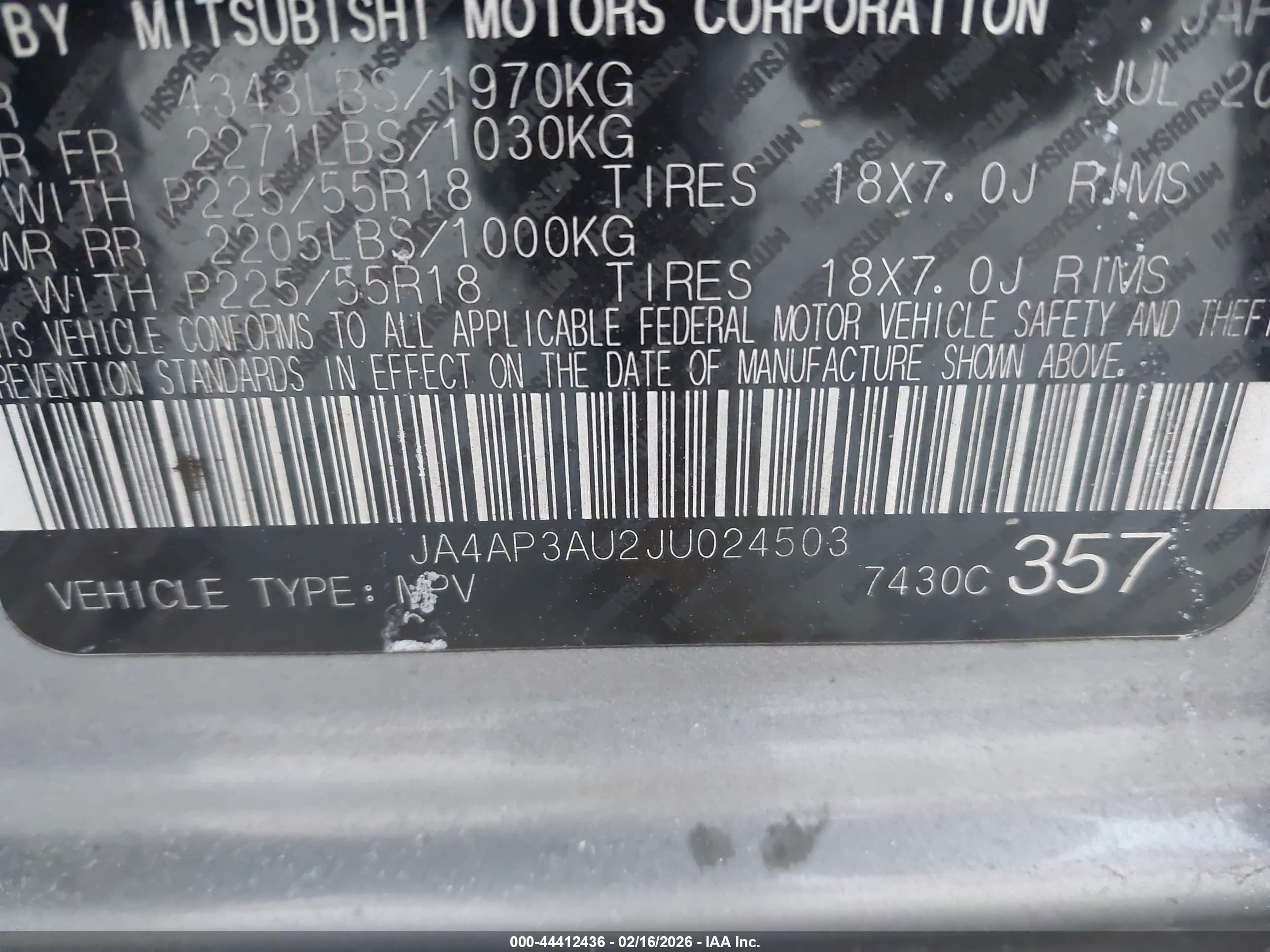 MITSUBISHI OUTLANDER image 9