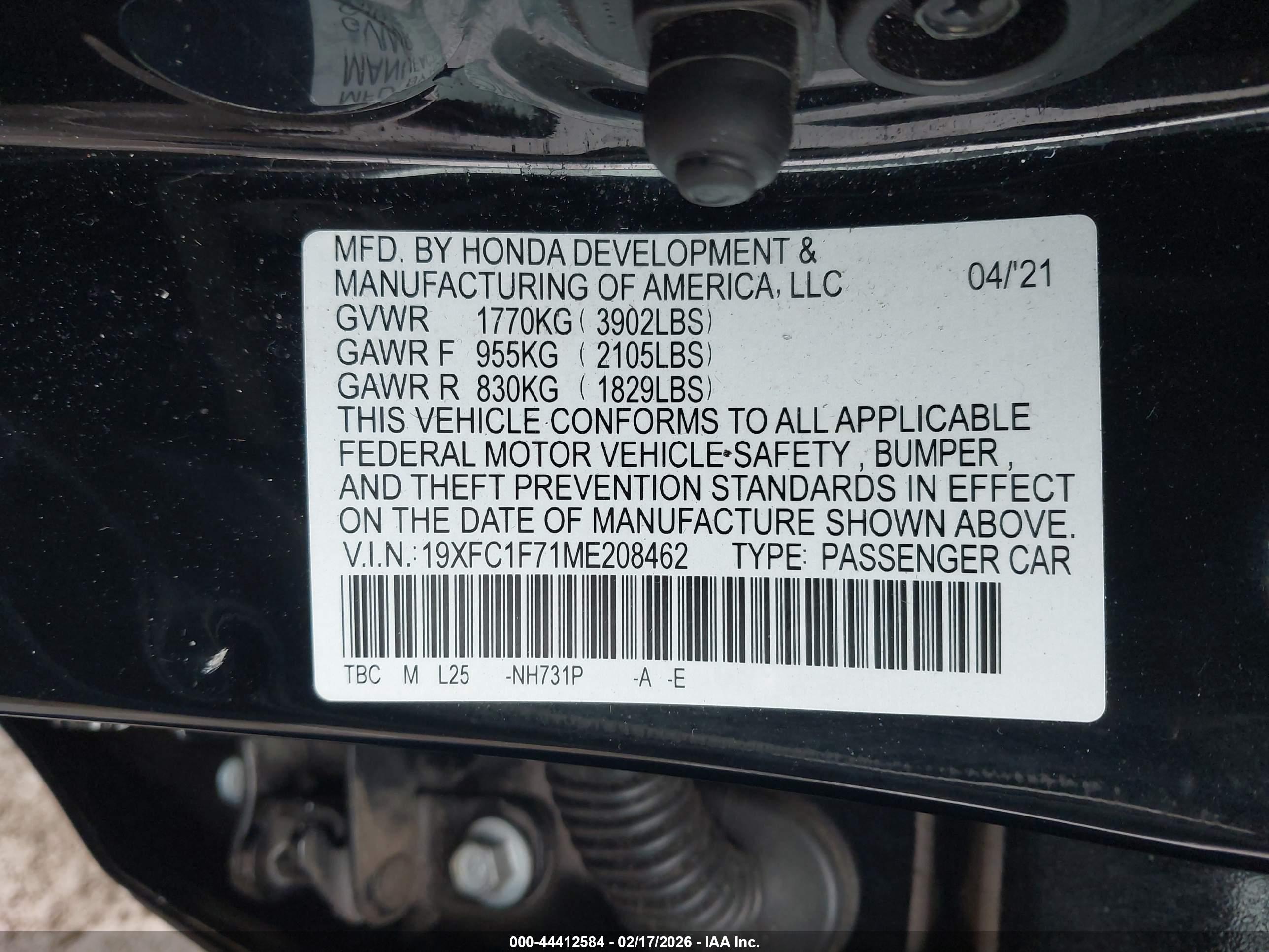 HONDA CIVIC image 9