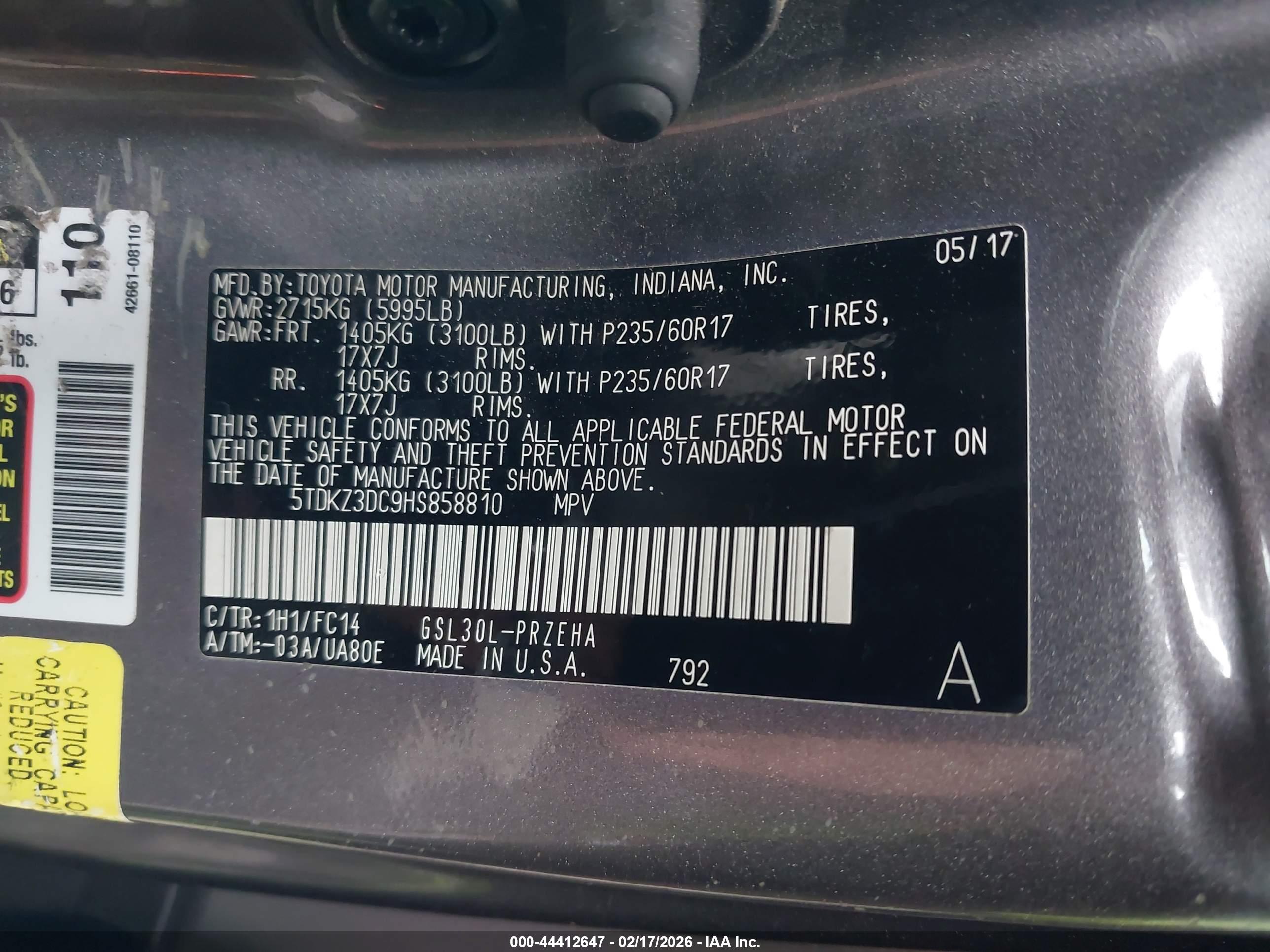 TOYOTA SIENNA image 9