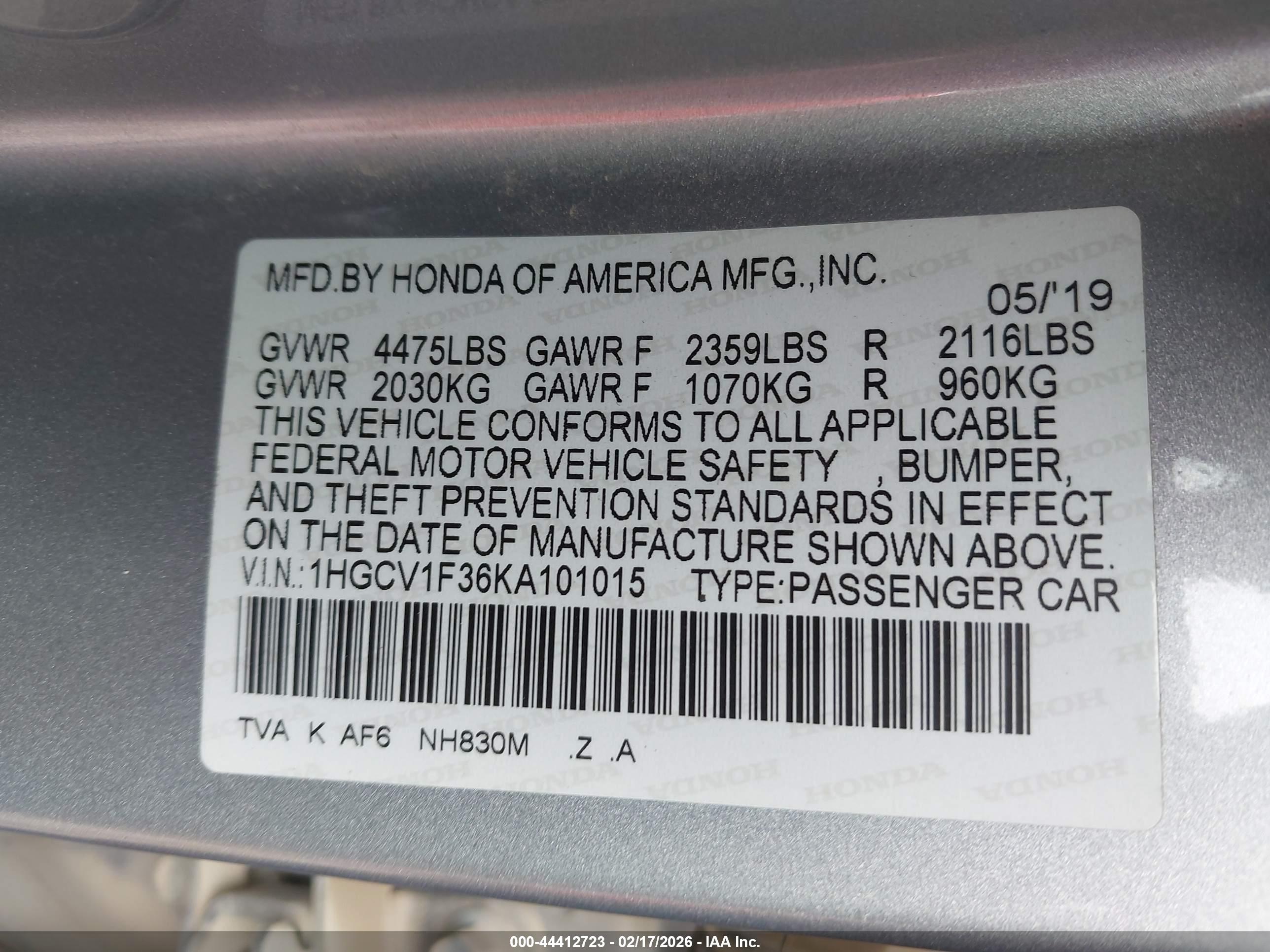 HONDA ACCORD image 9