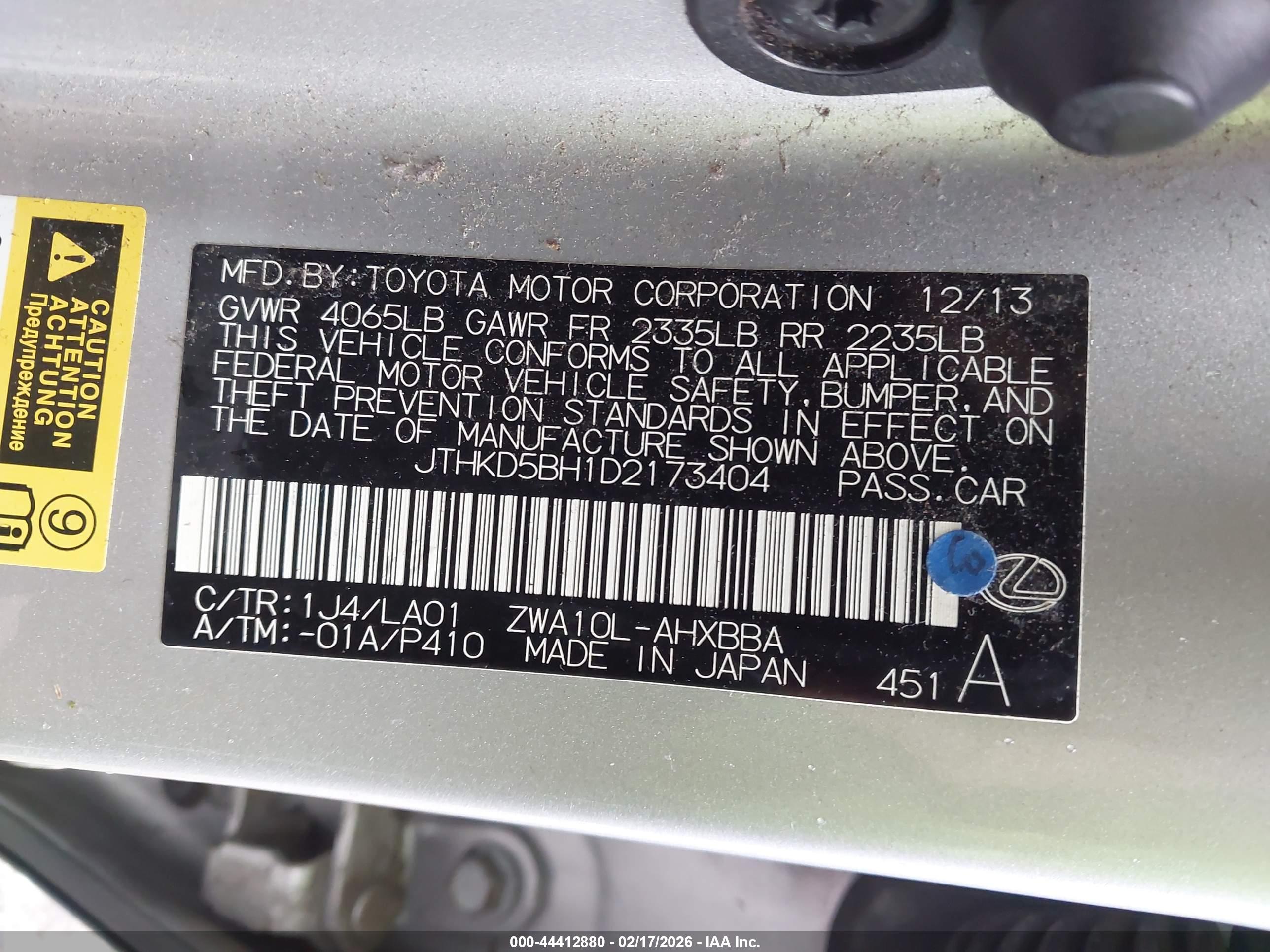 LEXUS CT image 9