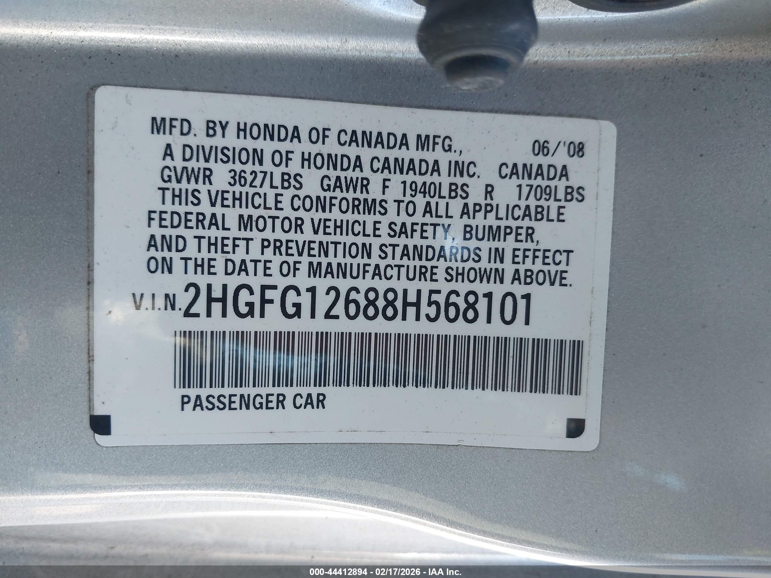 HONDA CIVIC image 9