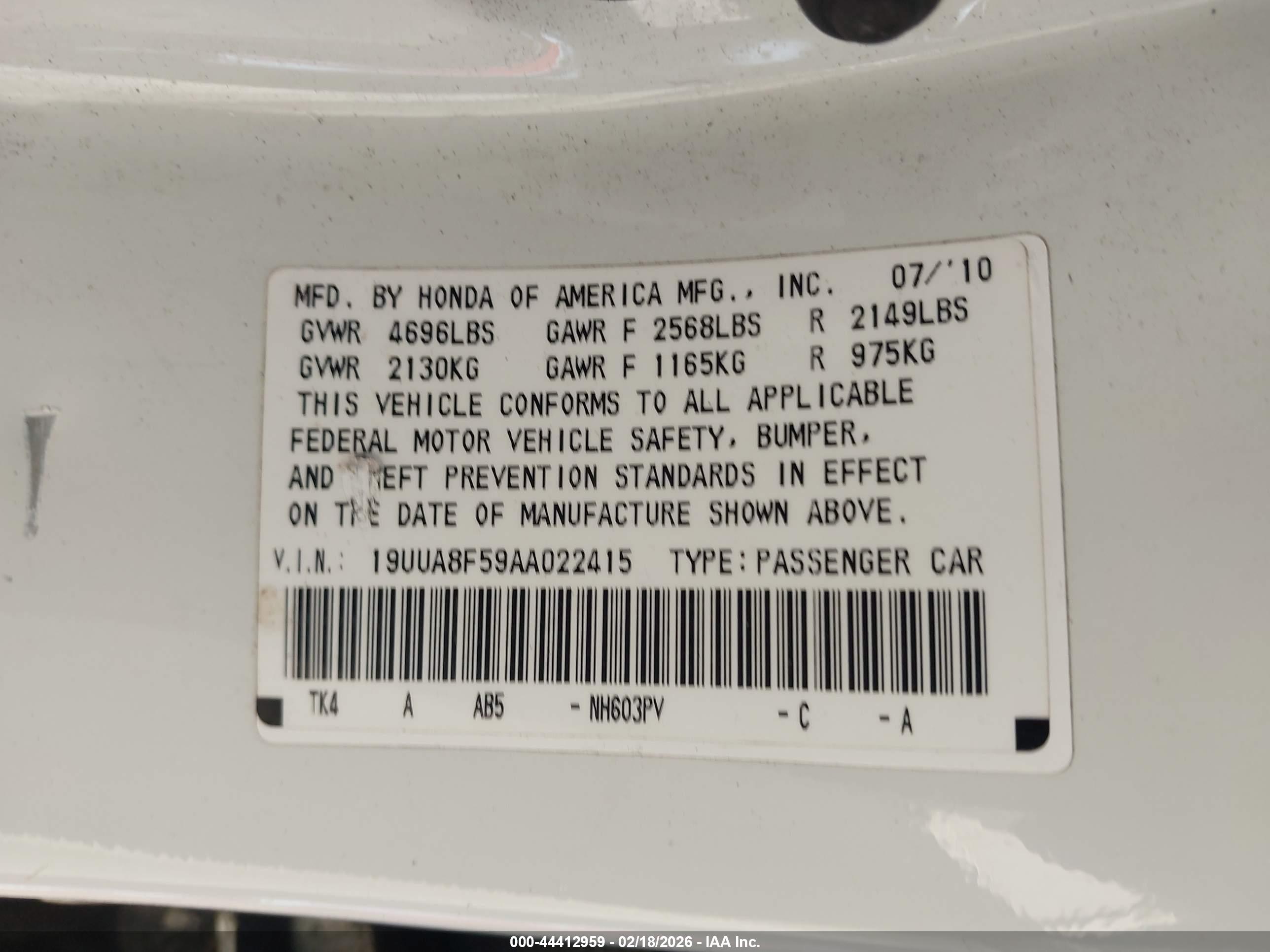 ACURA TL image 9