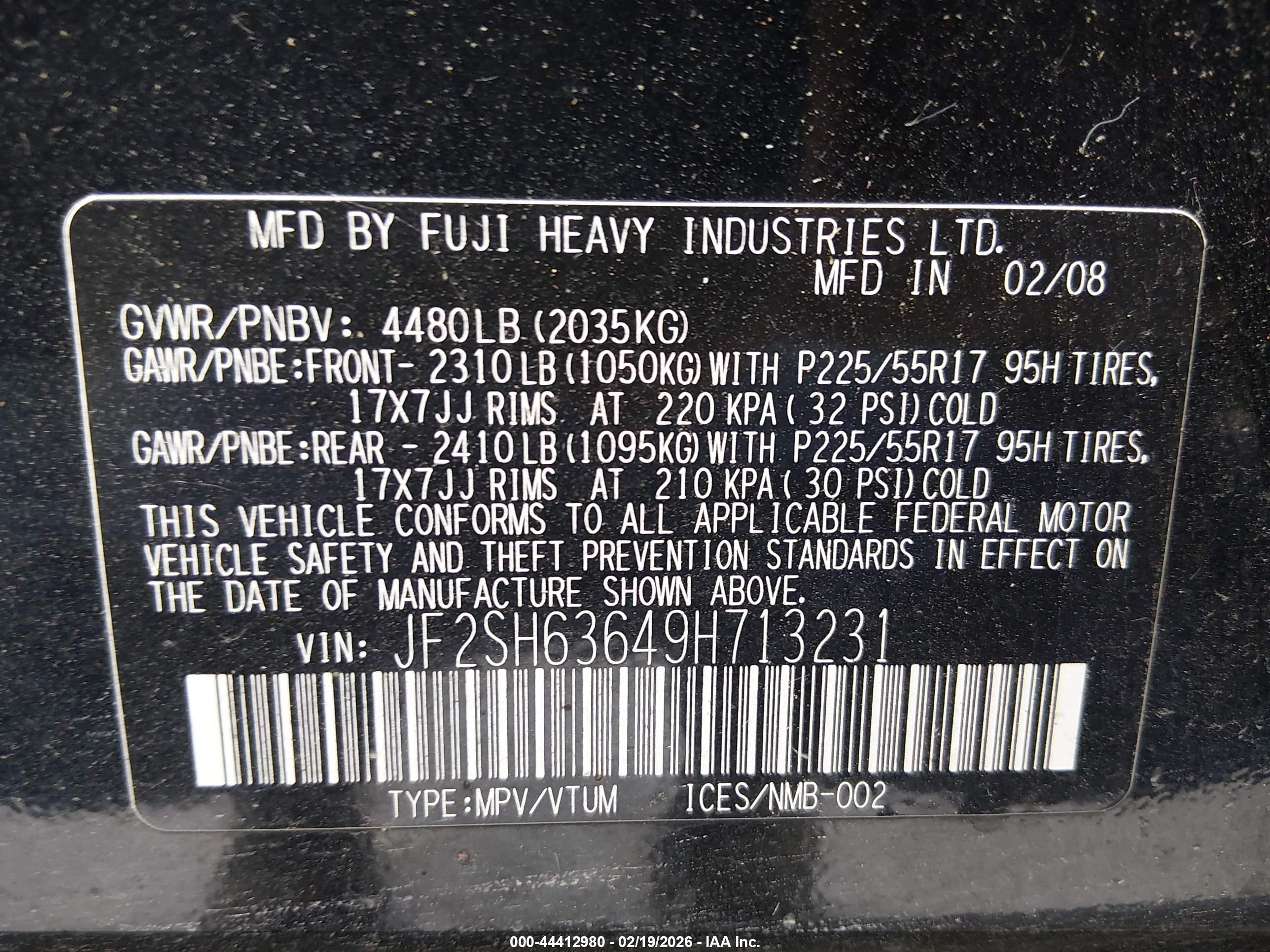 SUBARU FORESTER image 9