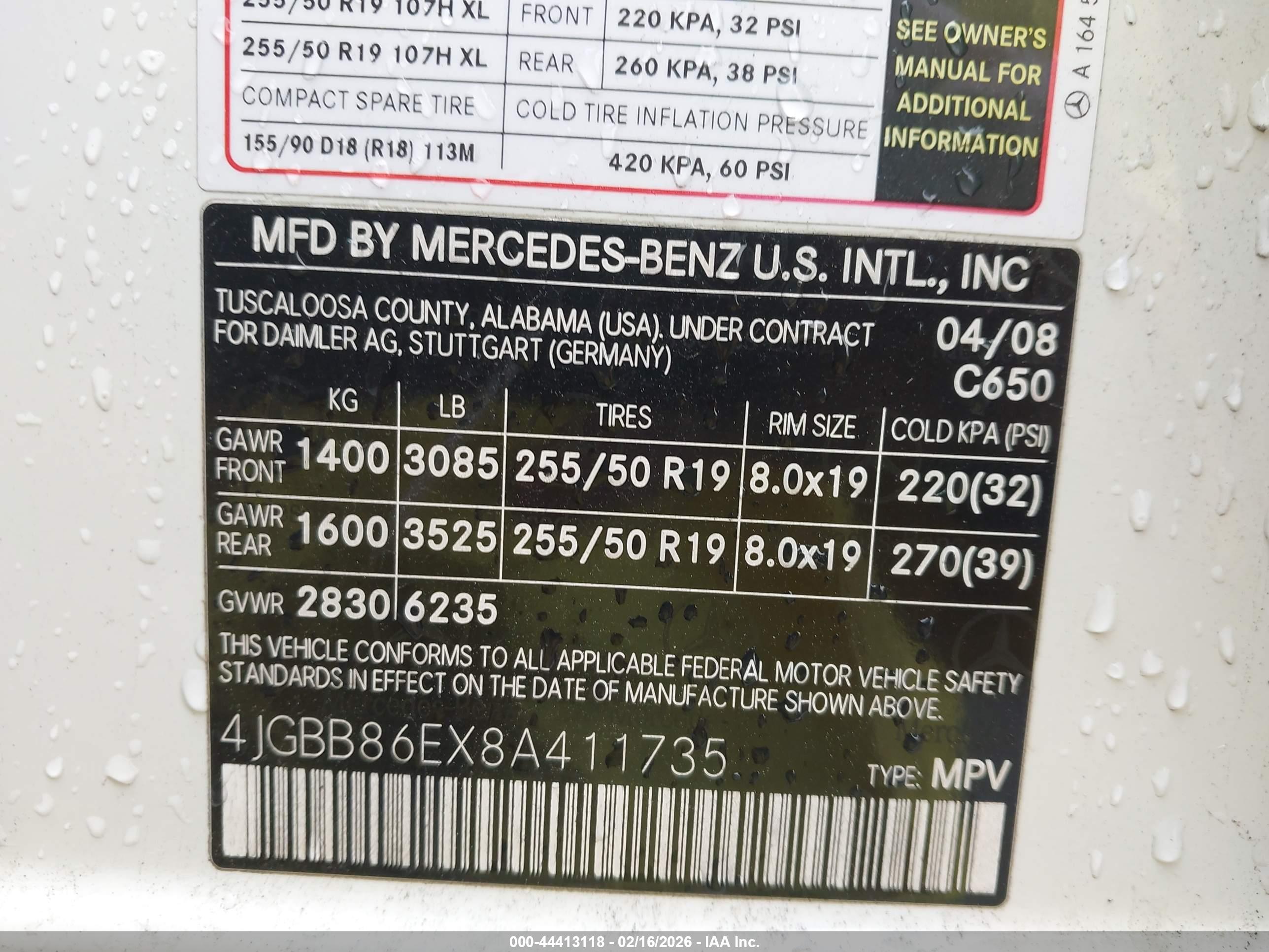 MERCEDES-BENZ ML image 9