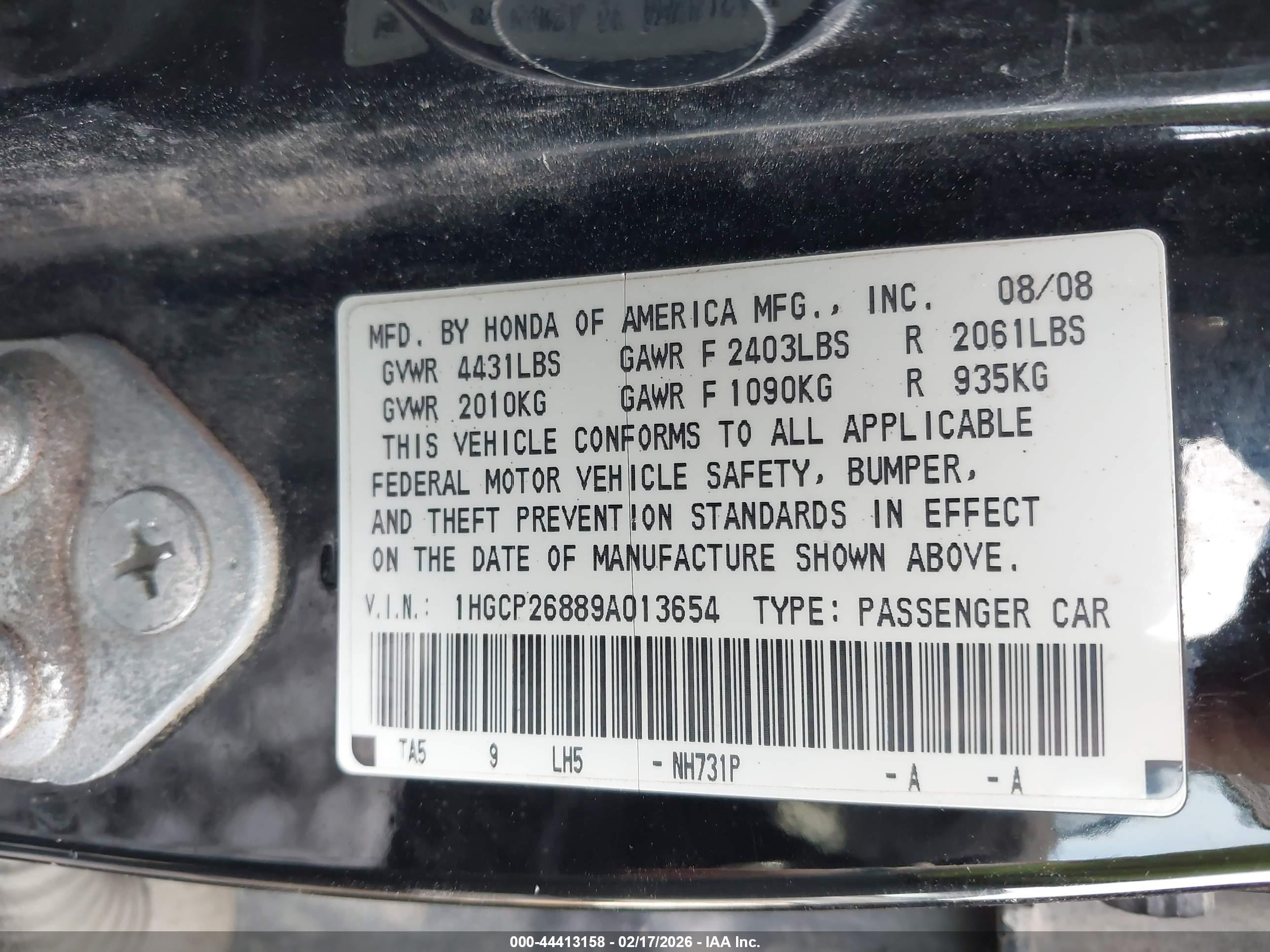 HONDA ACCORD image 9