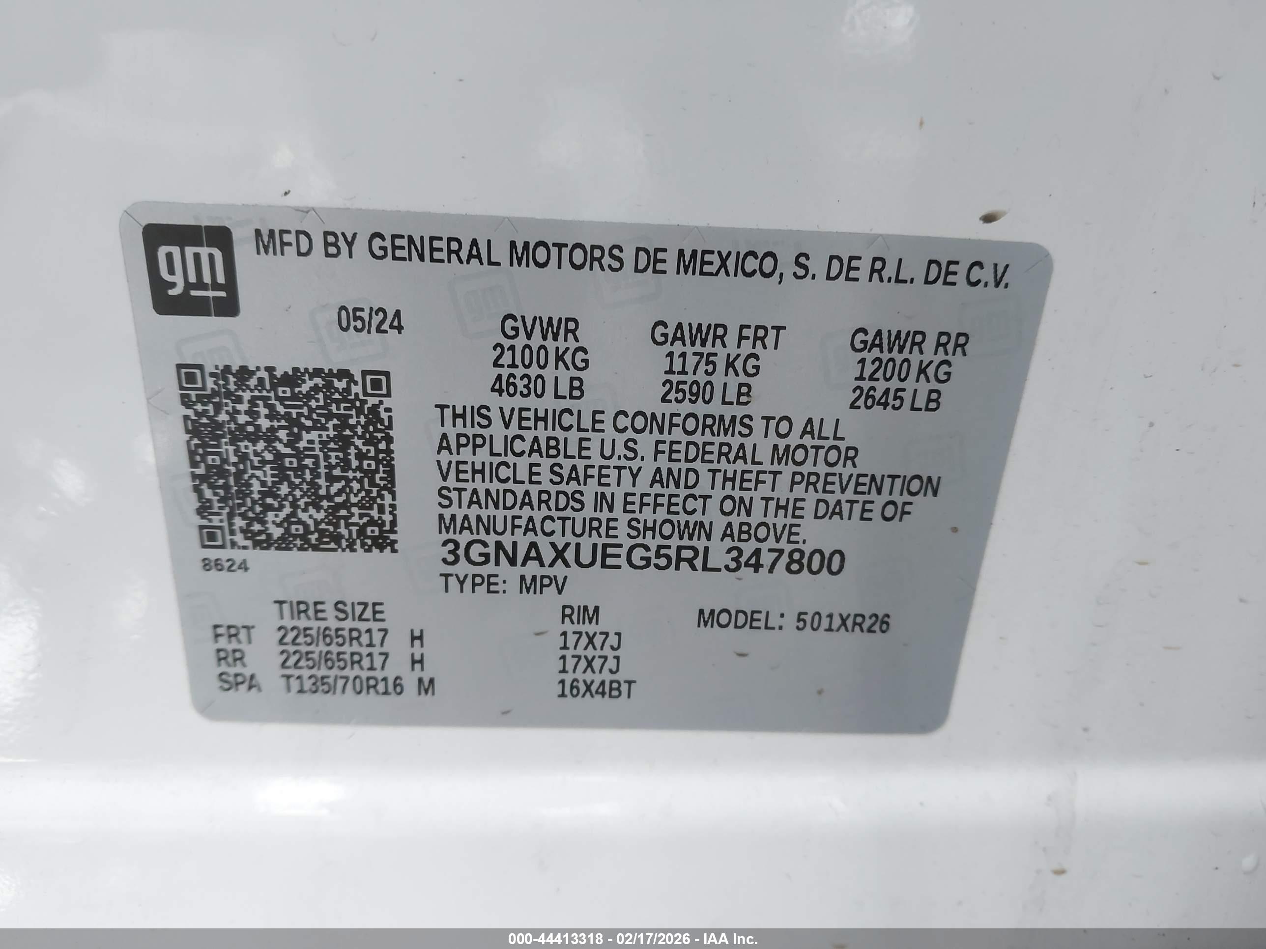CHEVROLET EQUINOX image 9
