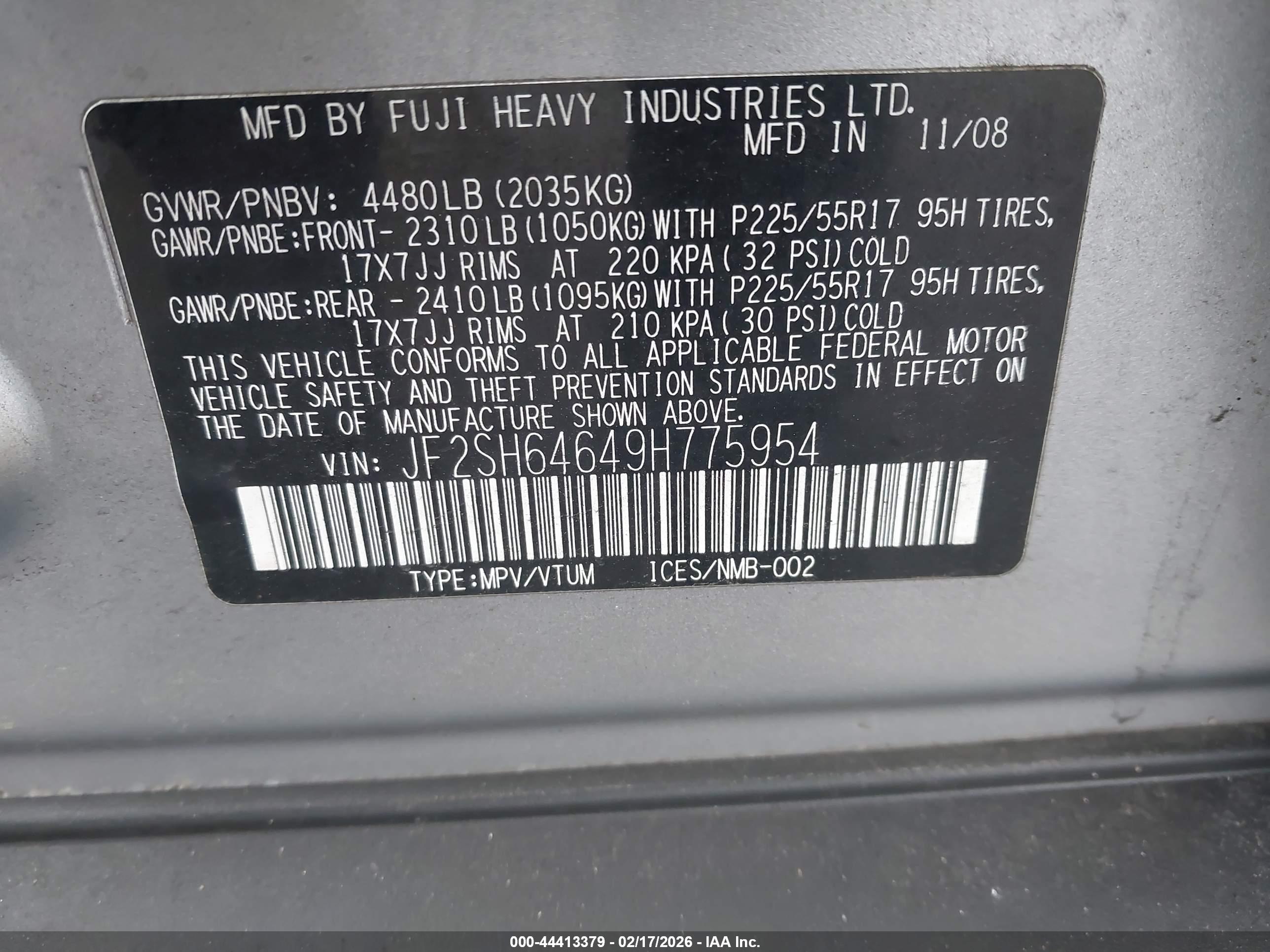 SUBARU FORESTER image 9