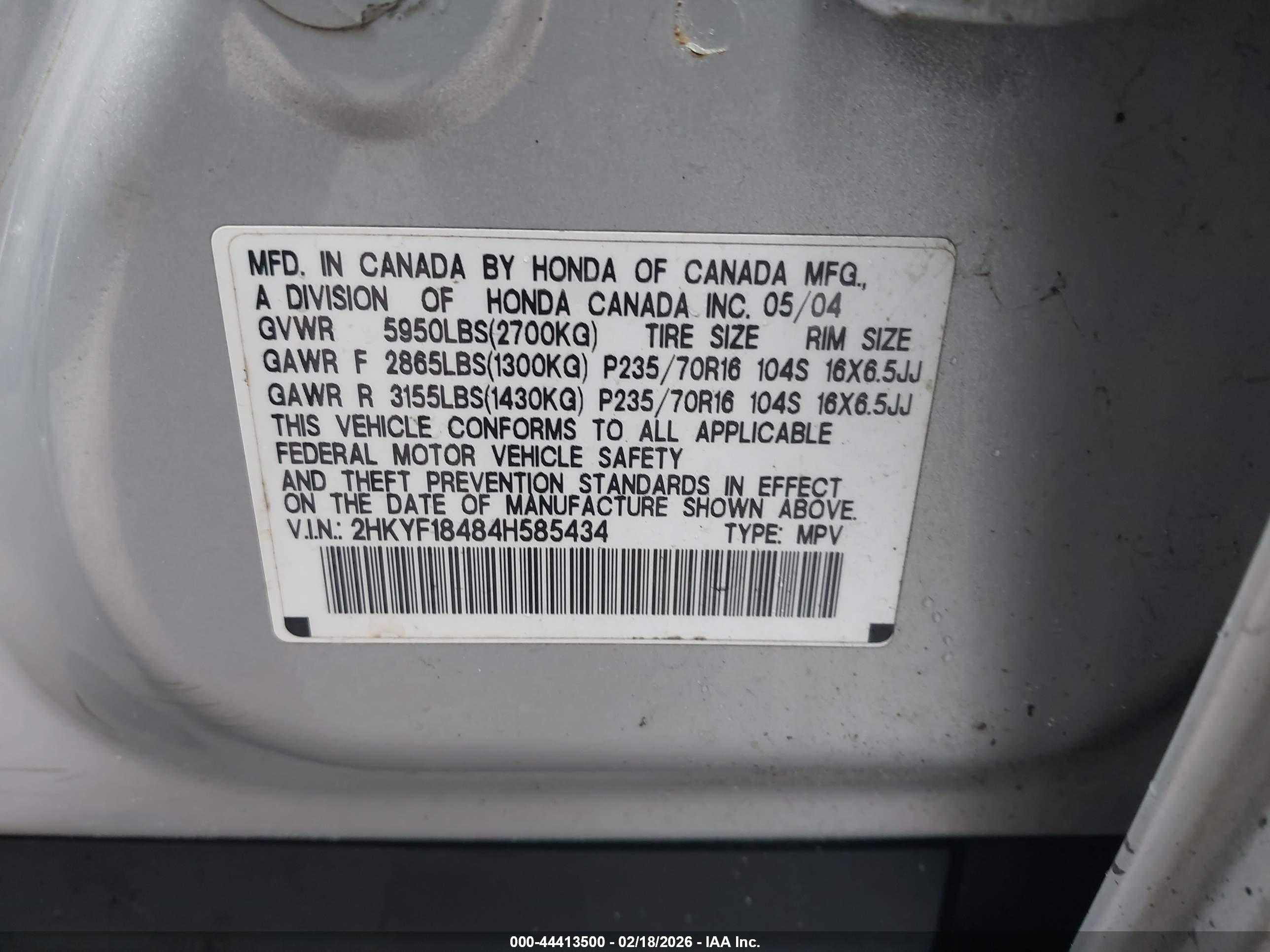 HONDA PILOT image 9