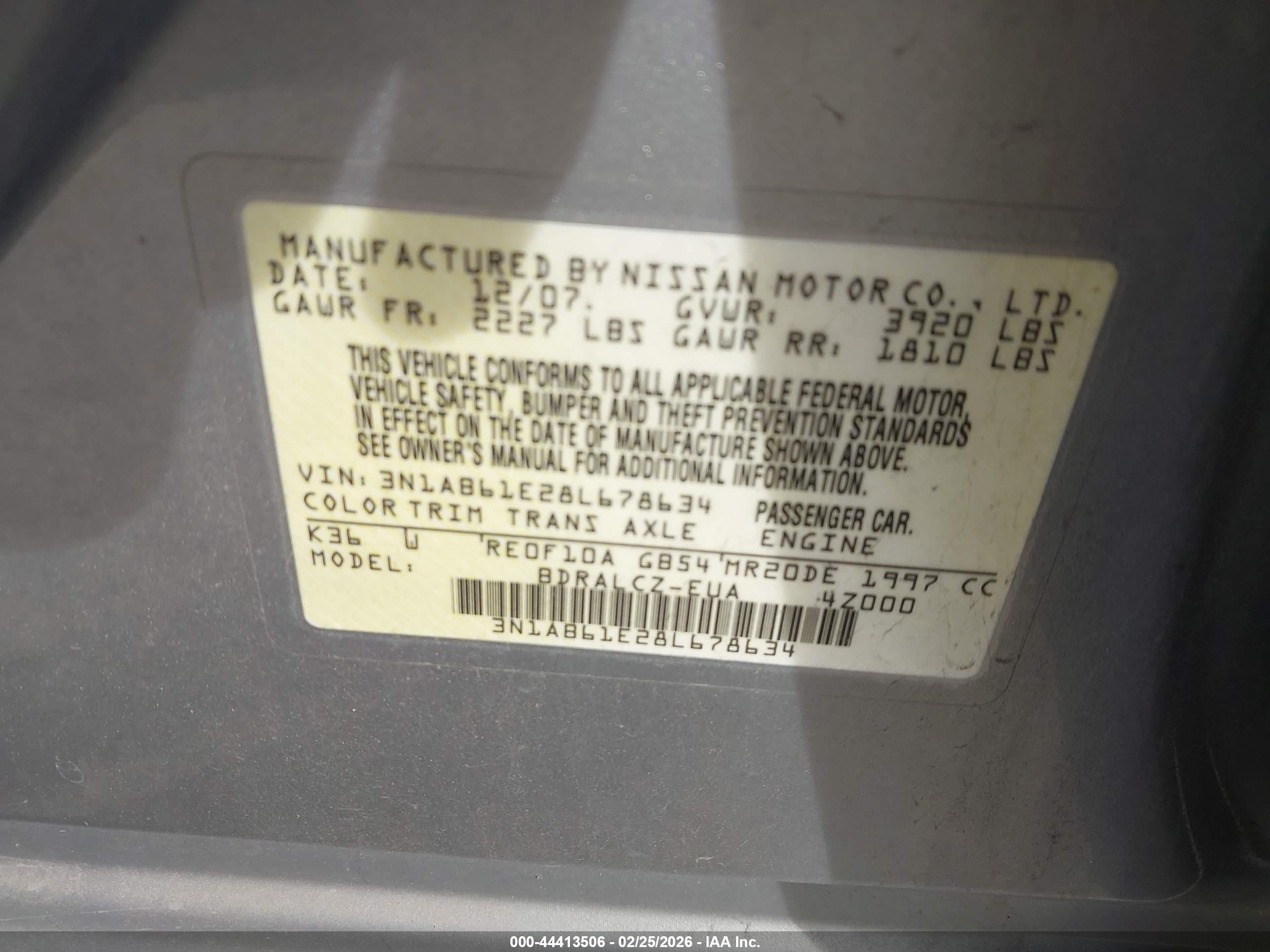 NISSAN SENTRA image 9
