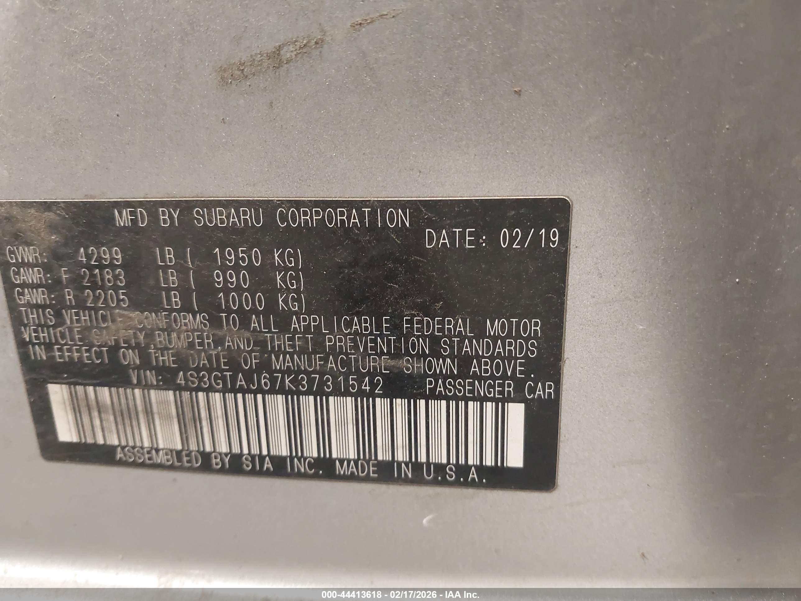 SUBARU IMPREZA image 9