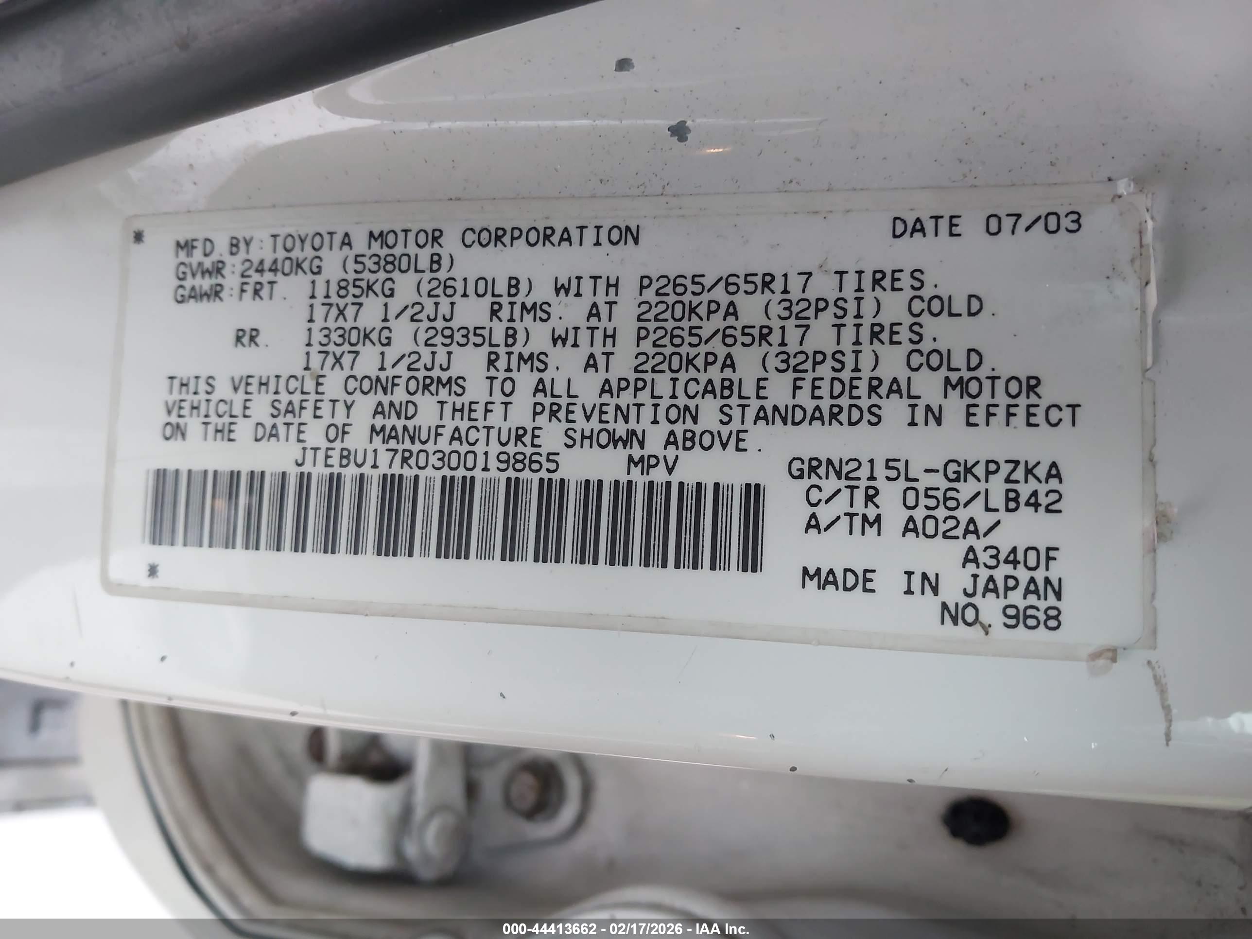 TOYOTA 4RUNNER image 9