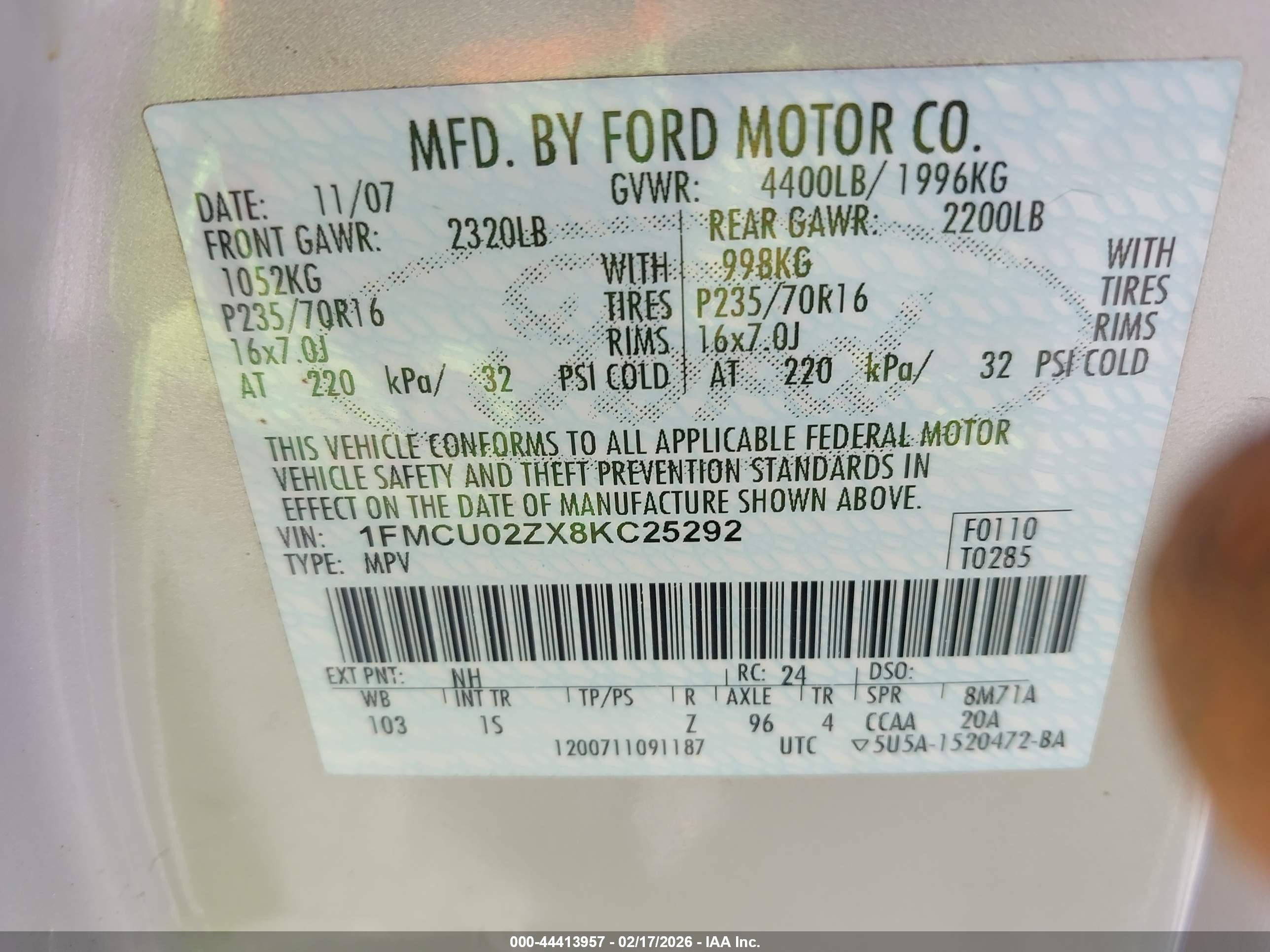 FORD ESCAPE image 9