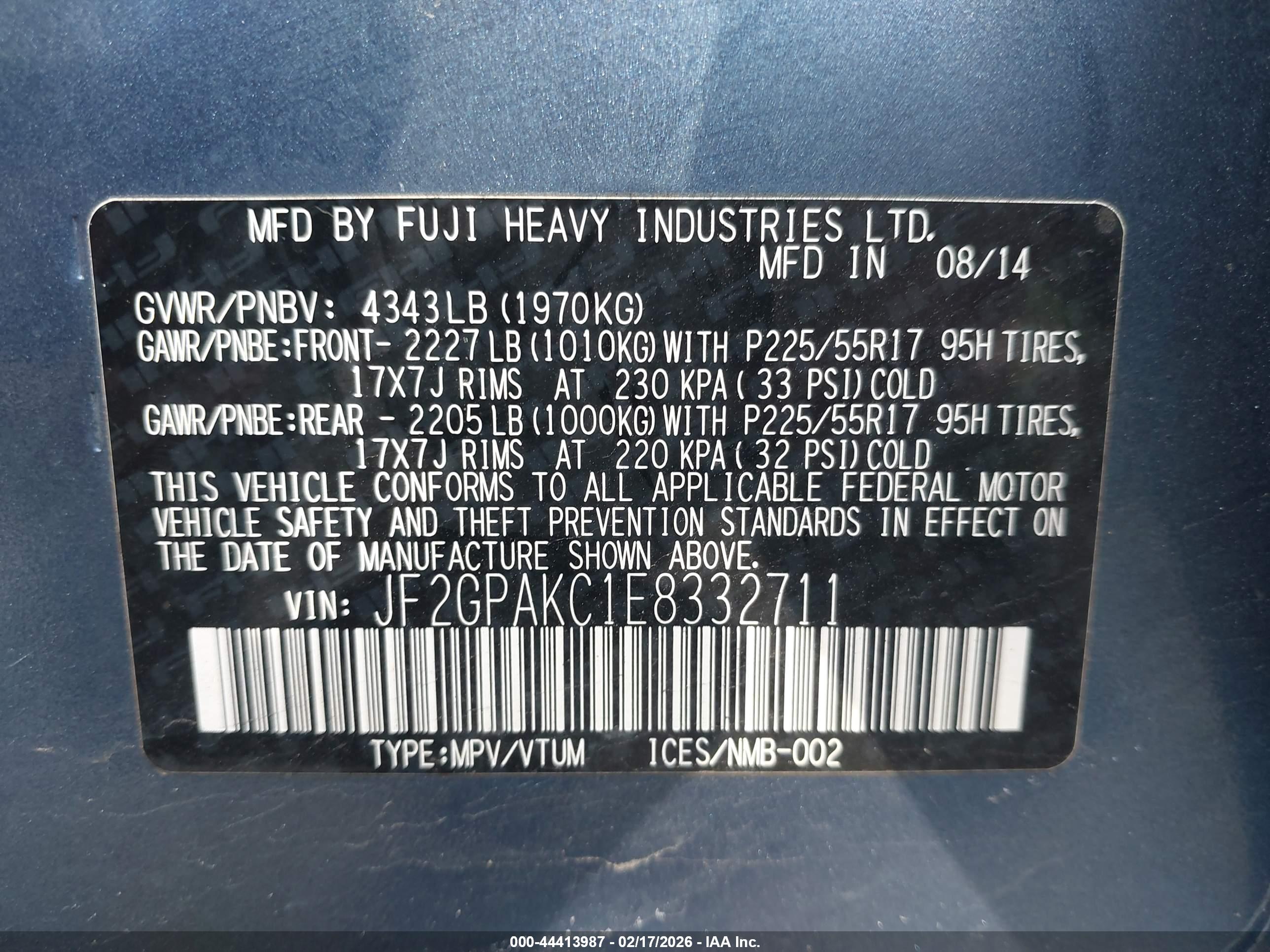 SUBARU XV image 9