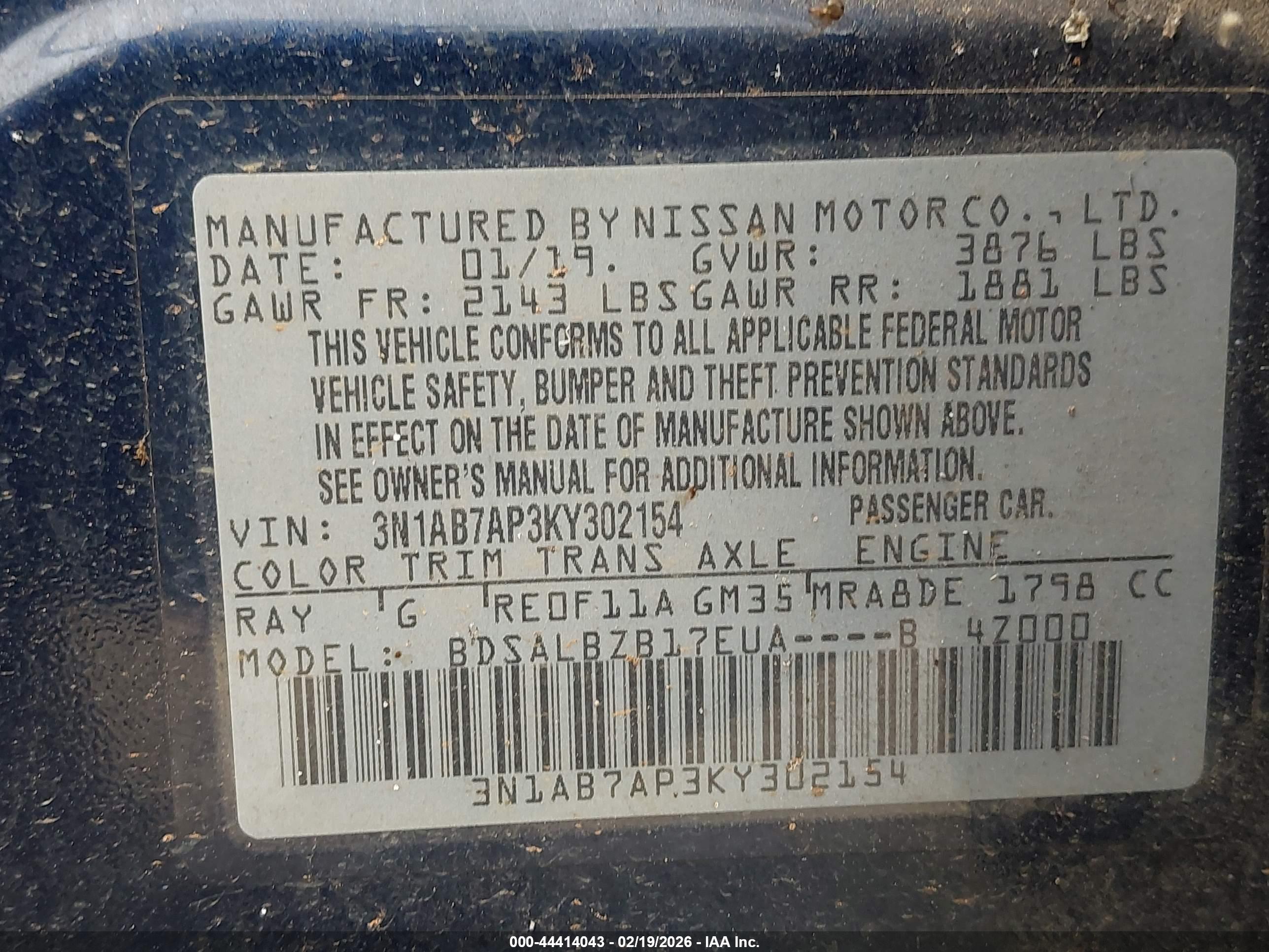 NISSAN SENTRA image 9