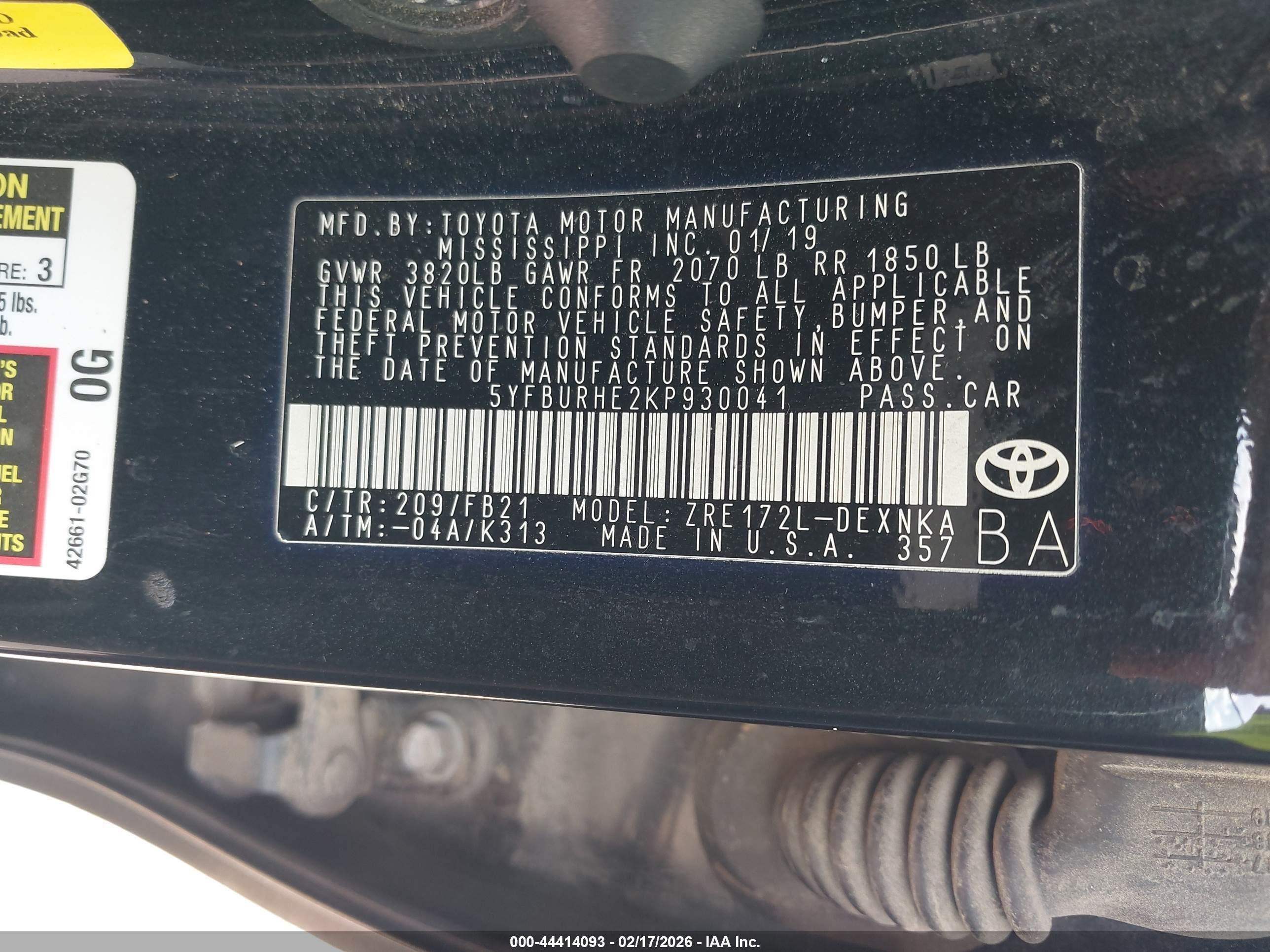 TOYOTA COROLLA image 9