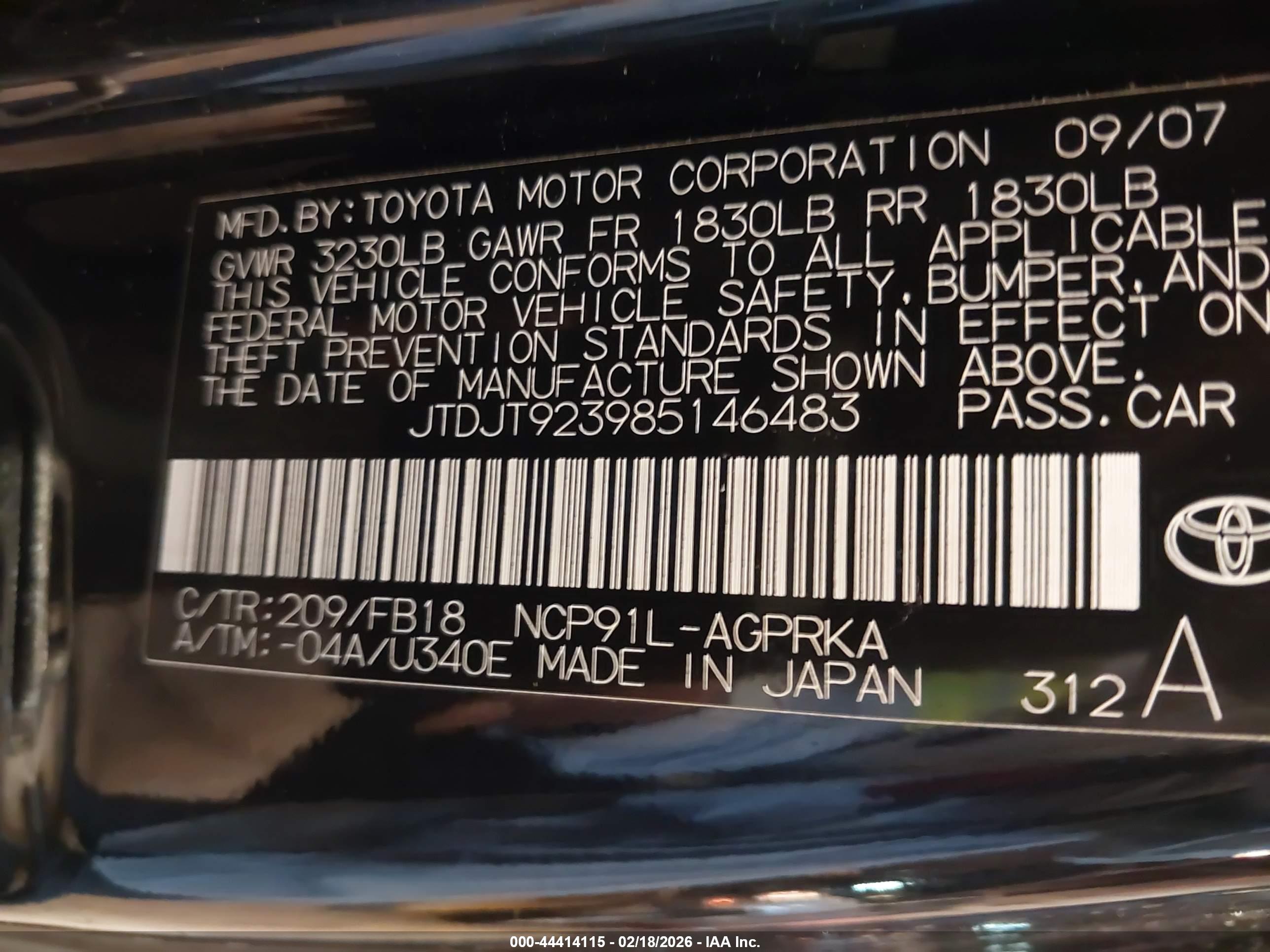TOYOTA YARIS image 9