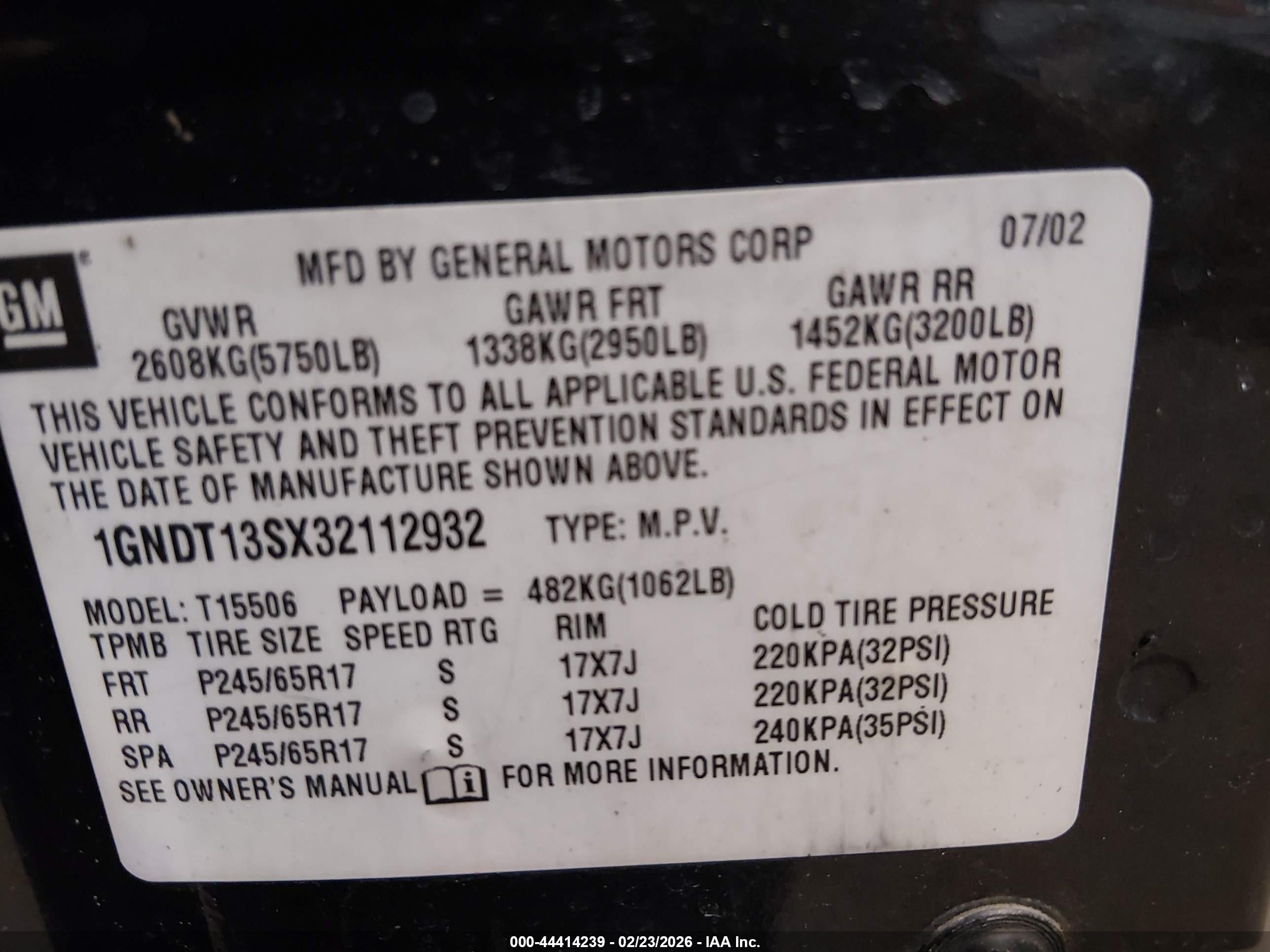 CHEVROLET TRAILBLAZER image 9