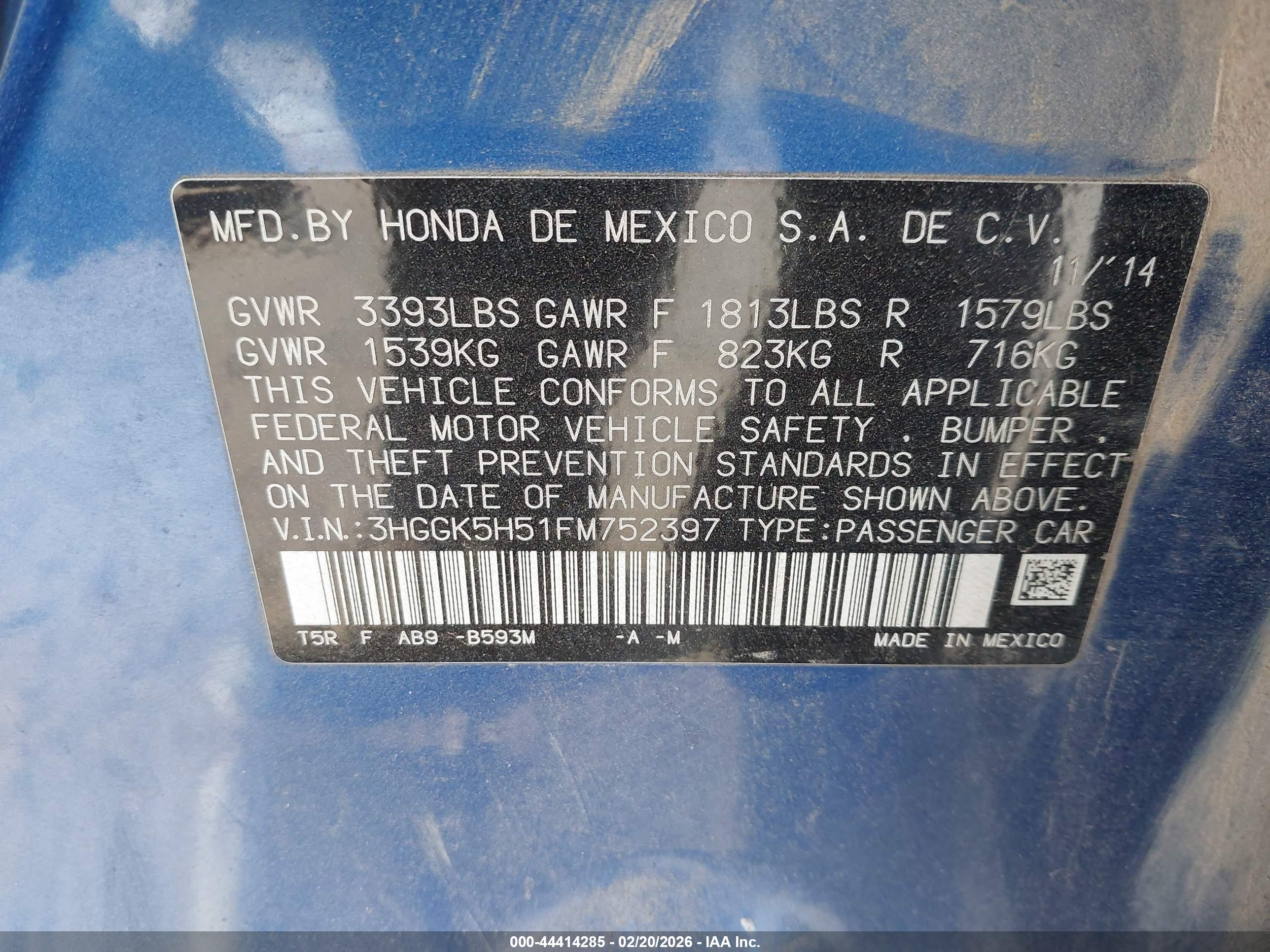 HONDA FIT image 9