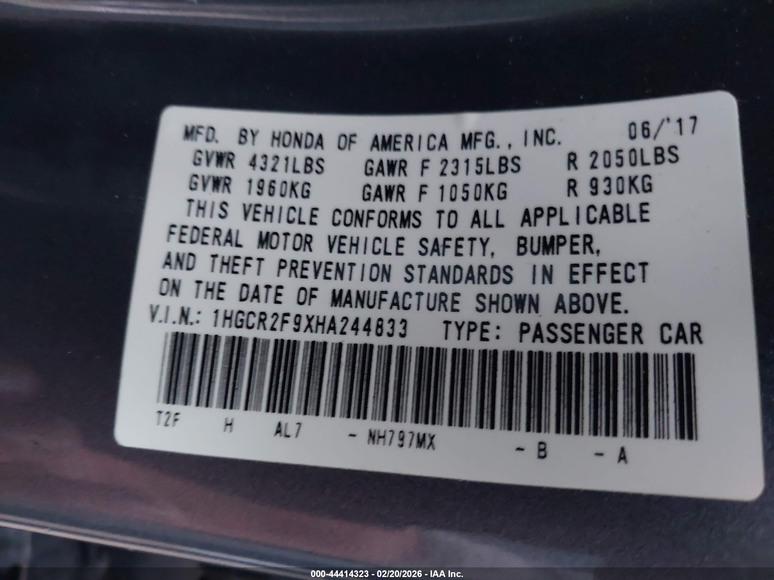 HONDA ACCORD image 9