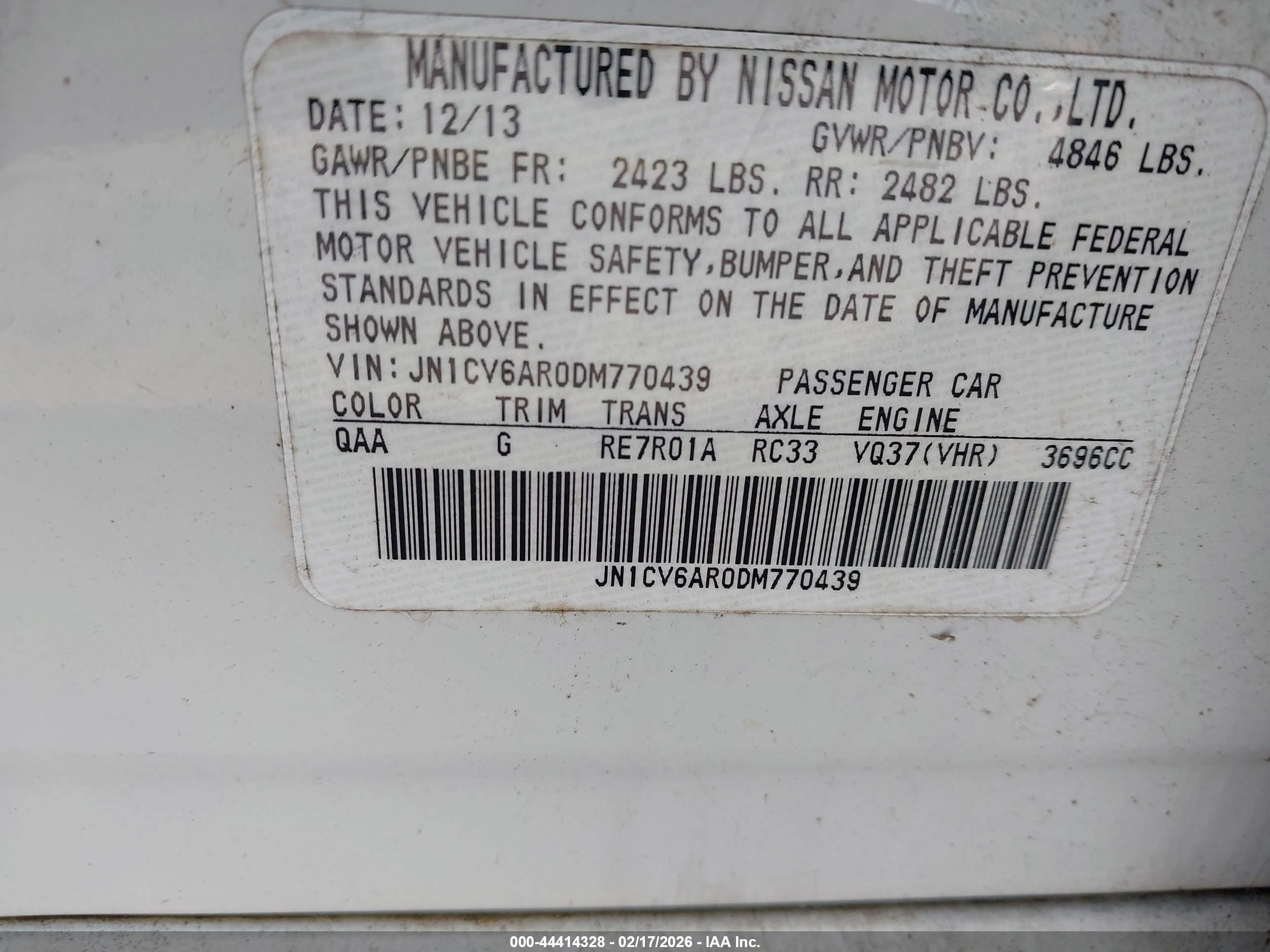 INFINITI G37X image 9